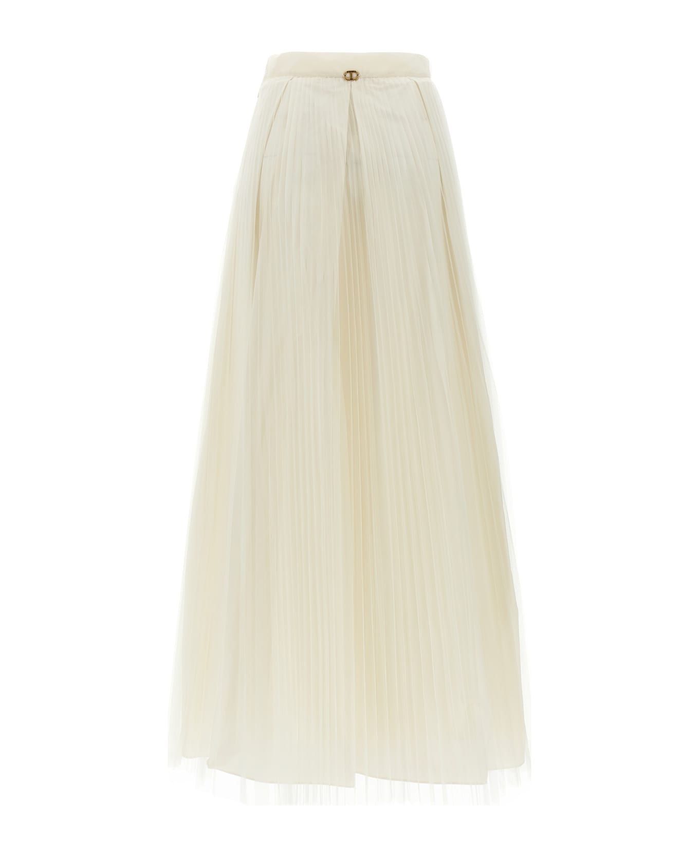 TwinSet Taffeta Skirt - White
