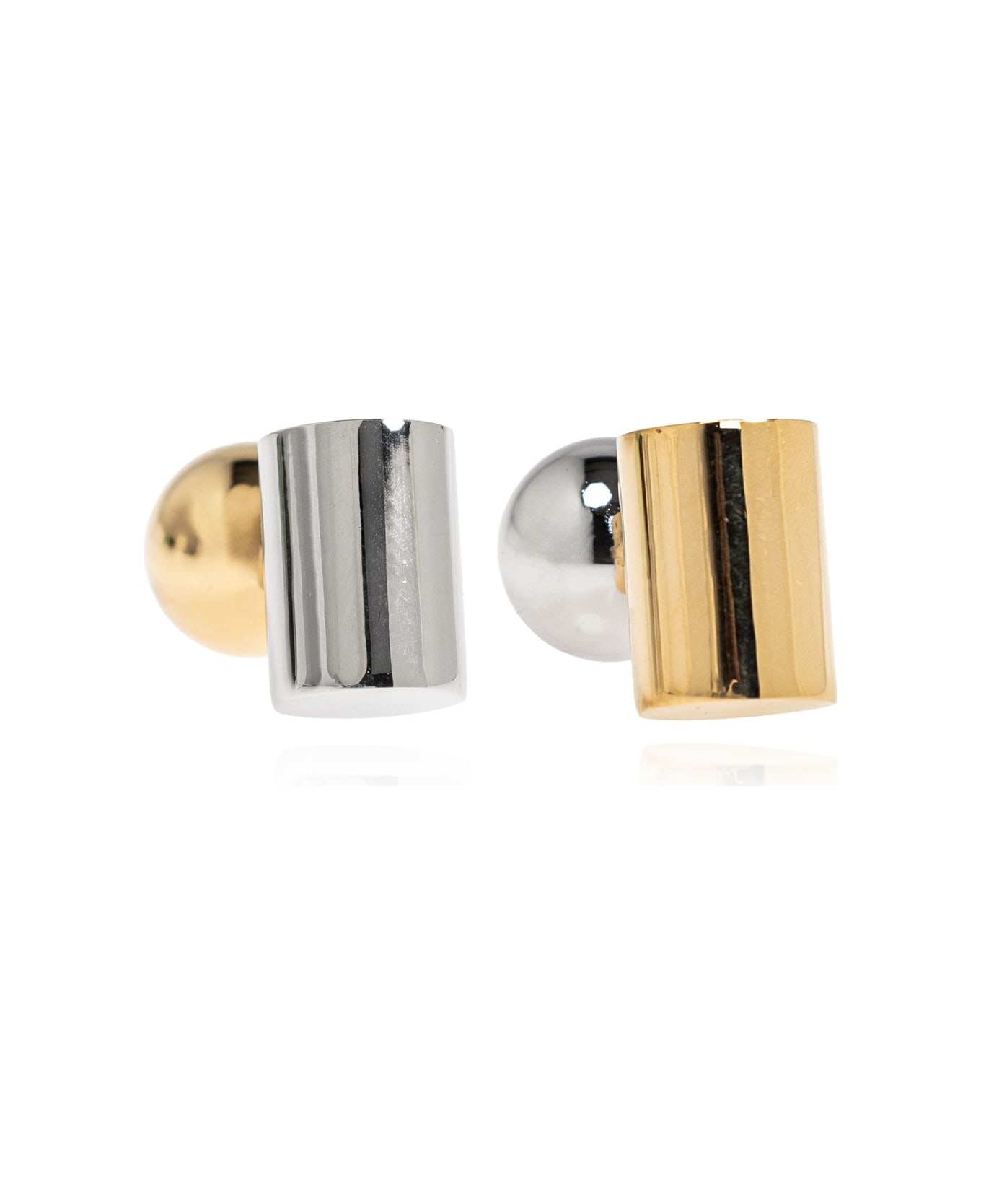 Jacquemus Geometric Motif Earrings - Golden