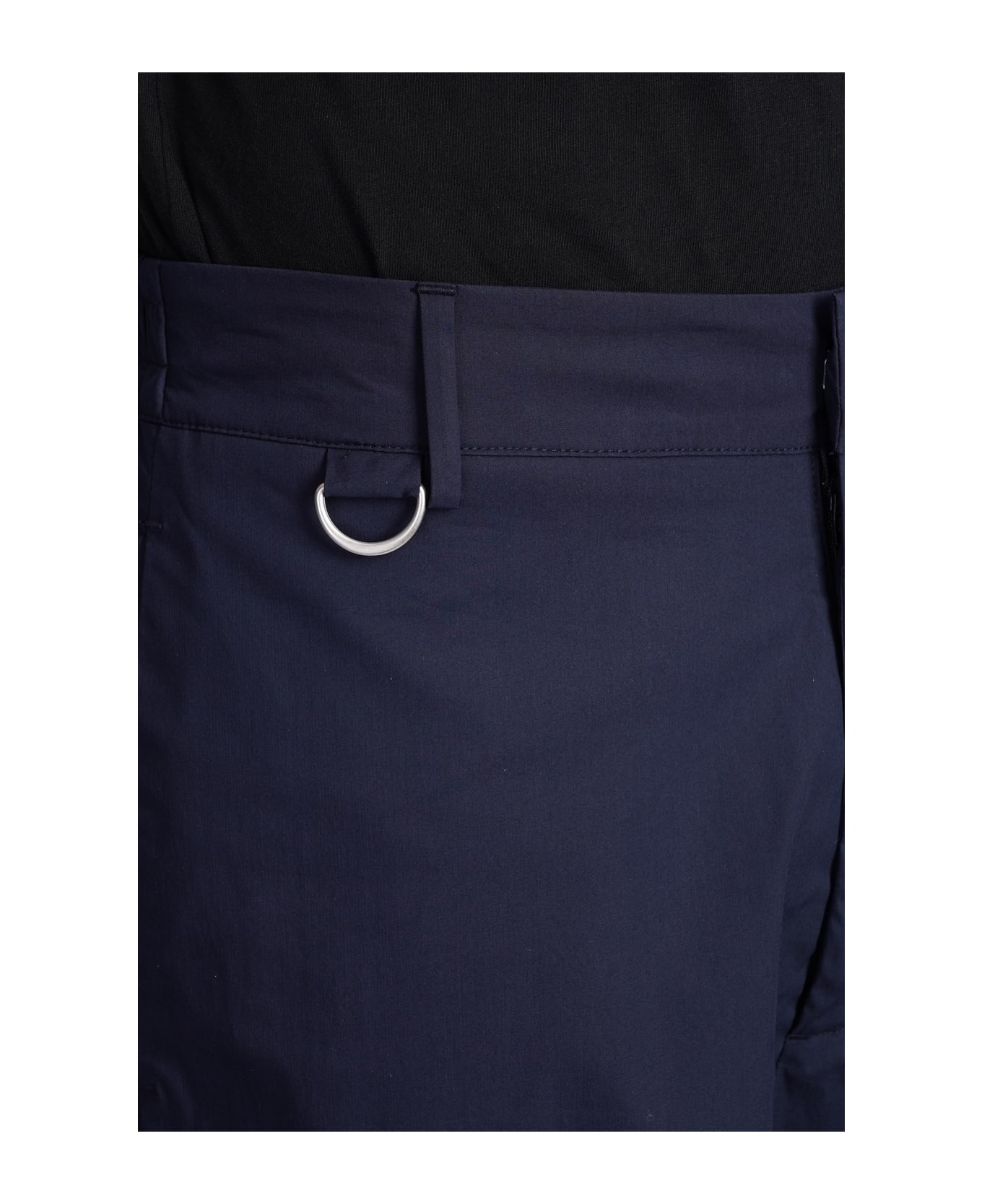 Low Brand George Pants In Blue Cotton - blue ボトムス