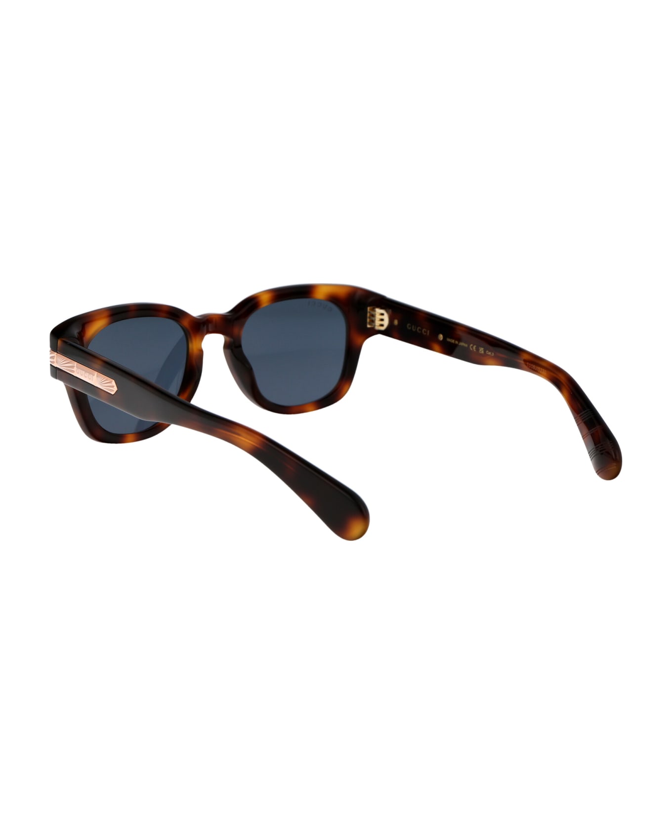 Gucci Eyewear Gg1518s Sunglasses - 002 HAVANA HAVANA BLUE サングラス