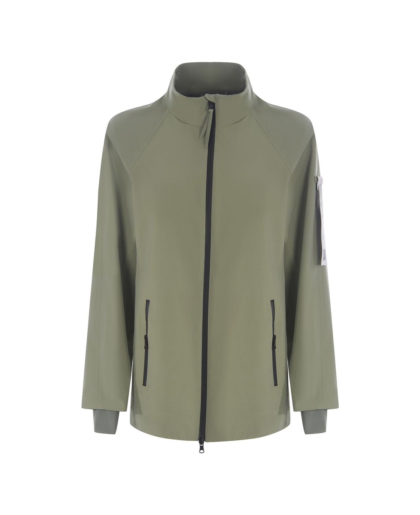 Max Mara Zip-up High Neck Jacket - Green