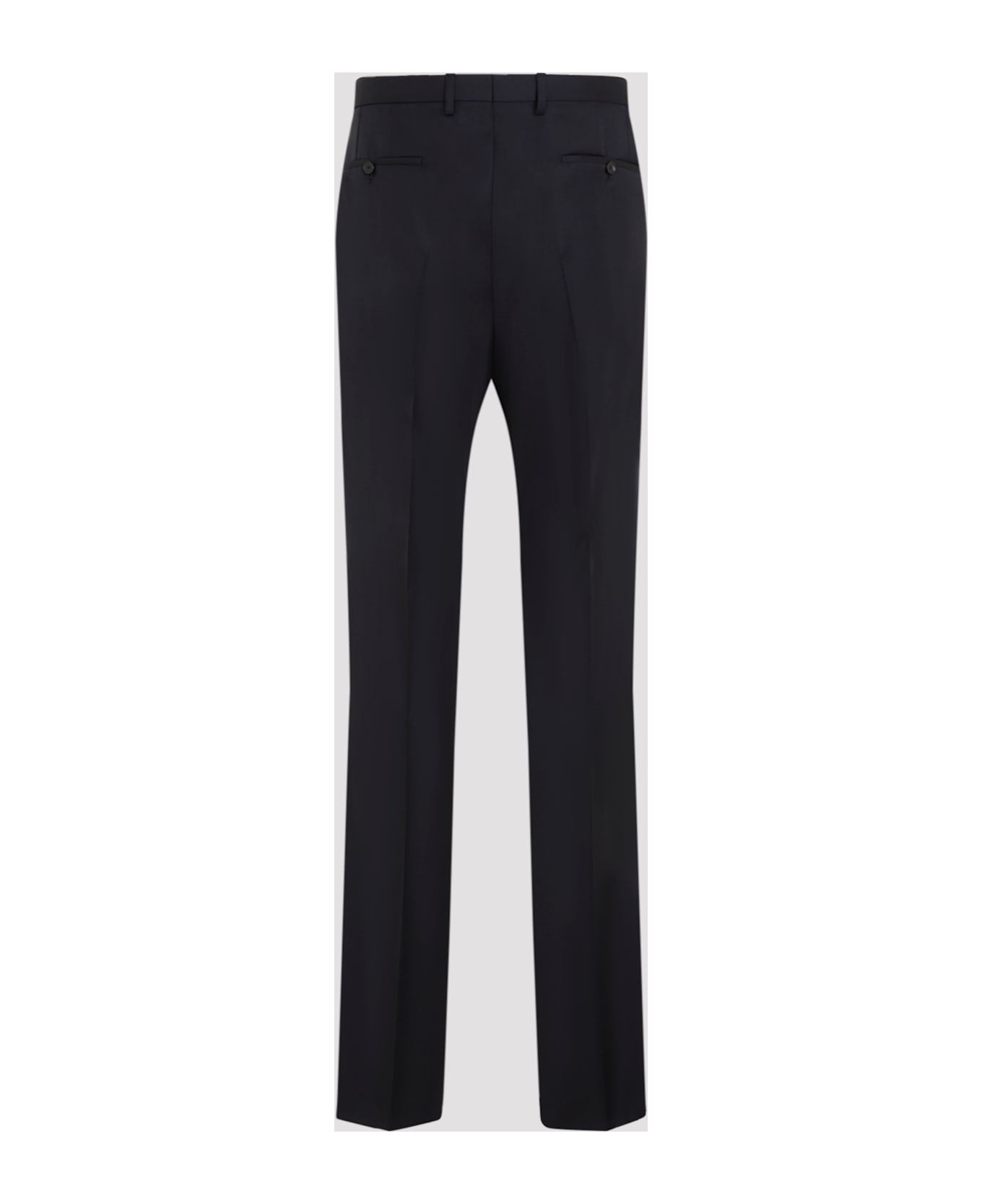 Lanvin Fitted Tailored Trousers - Navy Blue