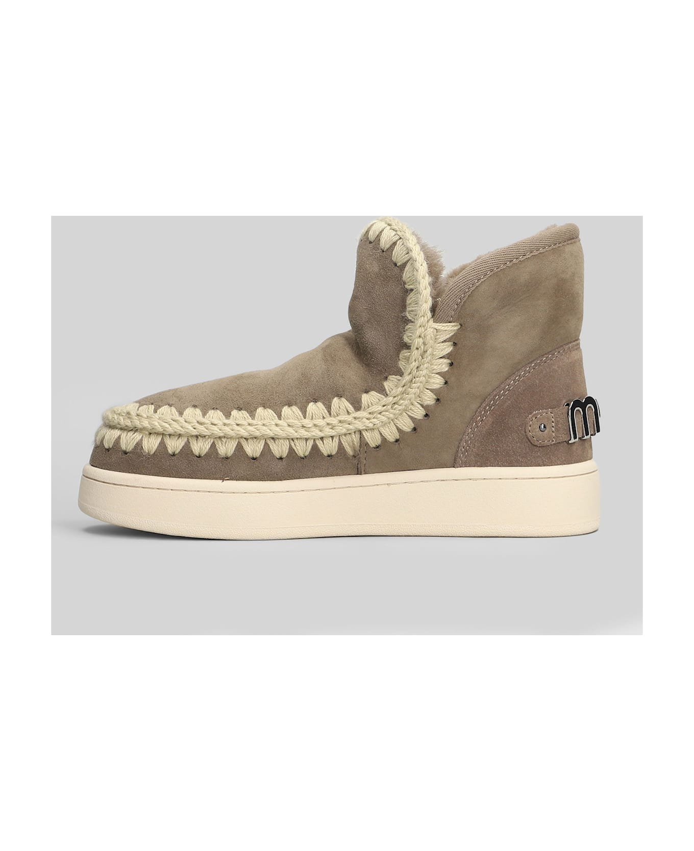 Mou New Eskimo Sneaker Sneakers In Grey Suede - grey スニーカー