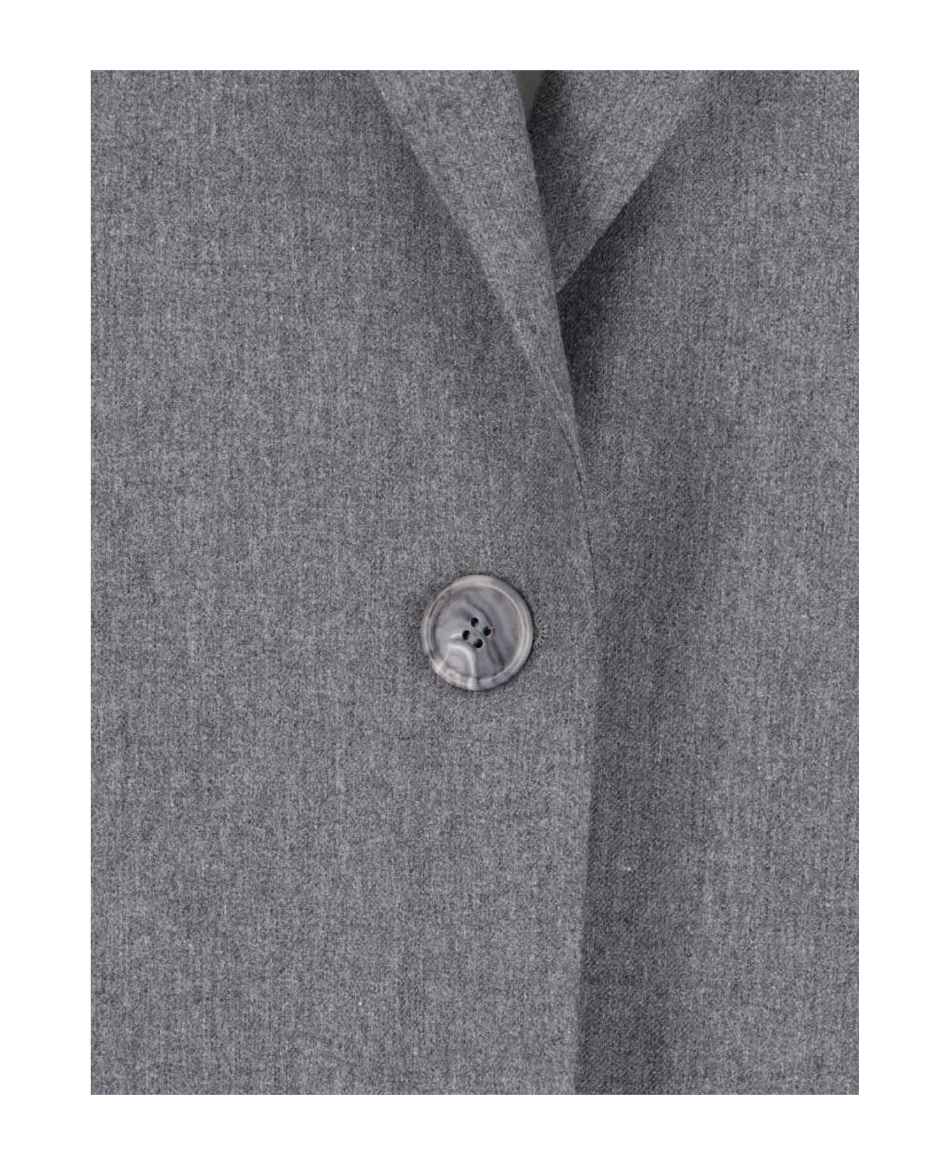 The Andamane Single-breasted Blazer - Gray