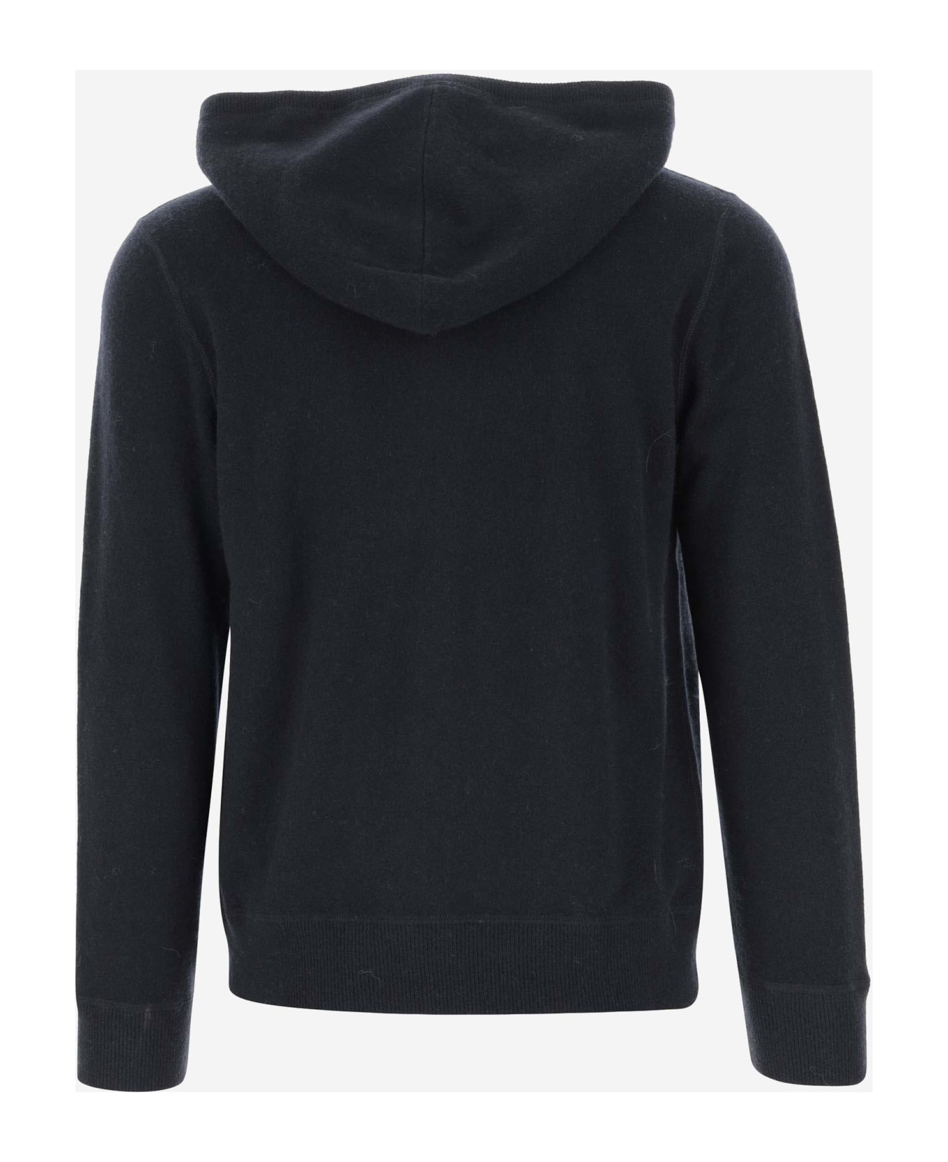 Vince Cashmere Hoodie - Black