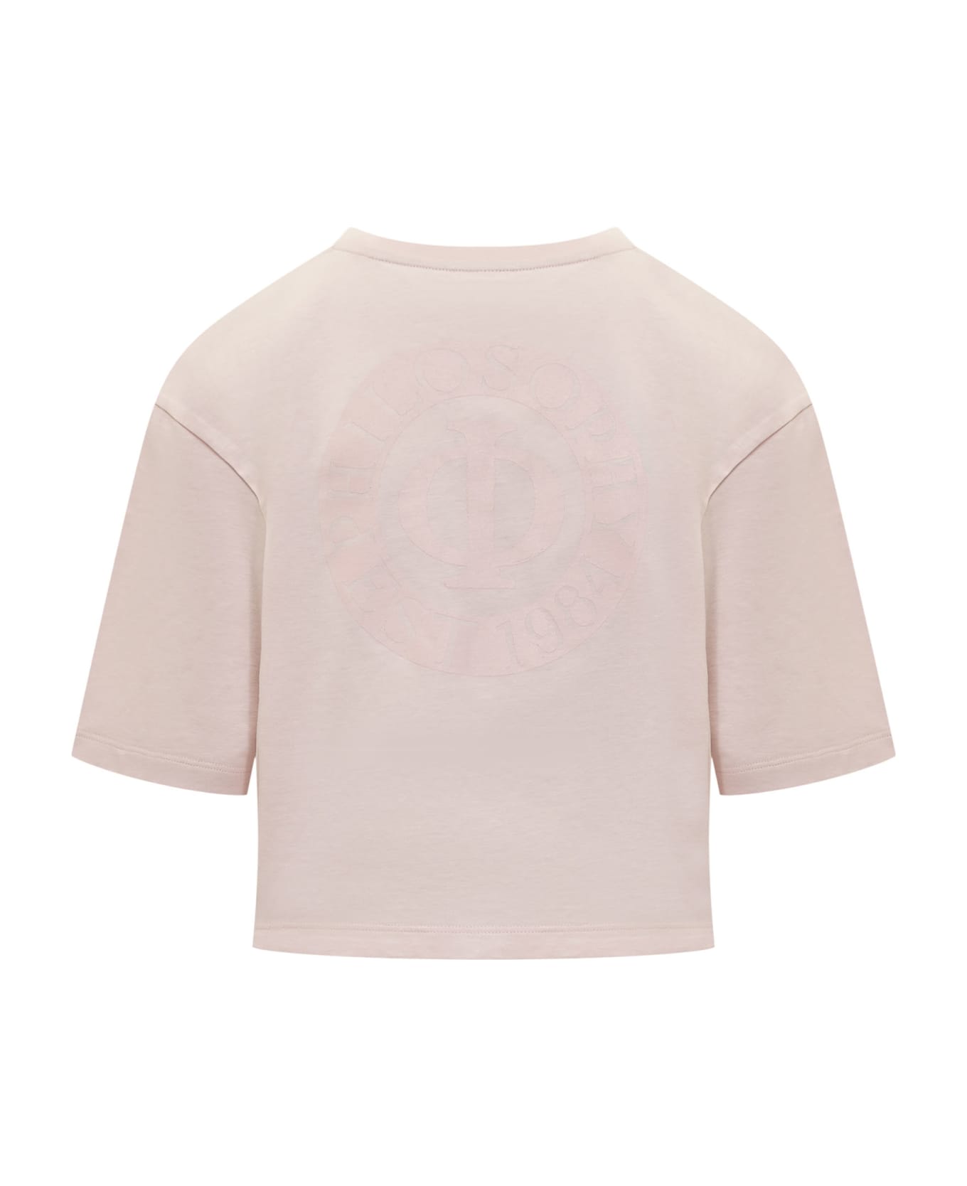 Philosophy di Lorenzo Serafini T-shirt With Logo - ROSA