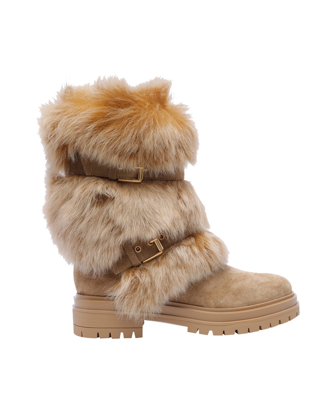 Gianvito Rossi Maverick Boots - Beige