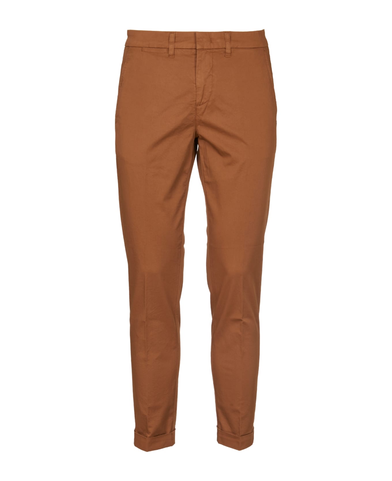 Fay Capri Trousers - Brown ボトムス