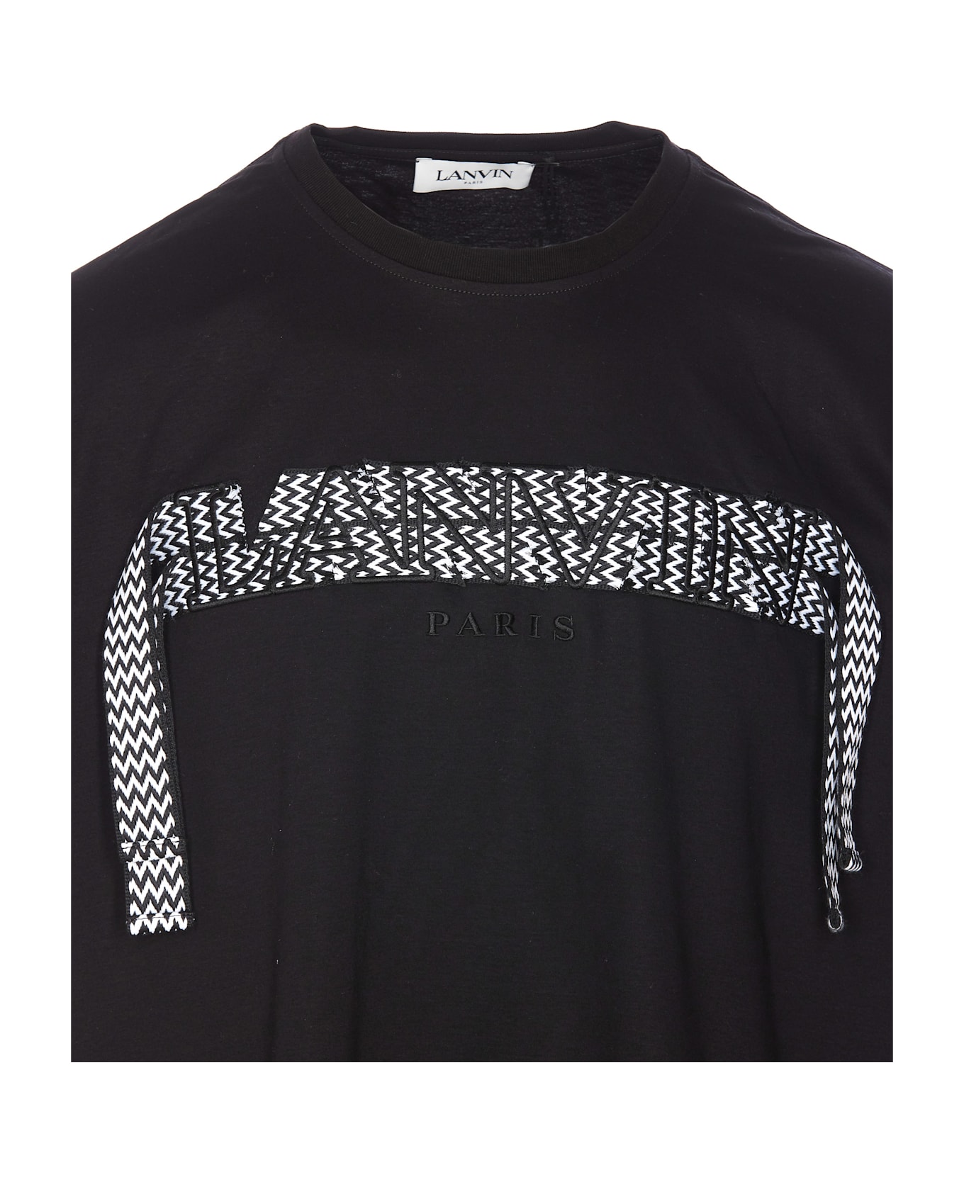 Lanvin Curb Lace T-shirt - Black