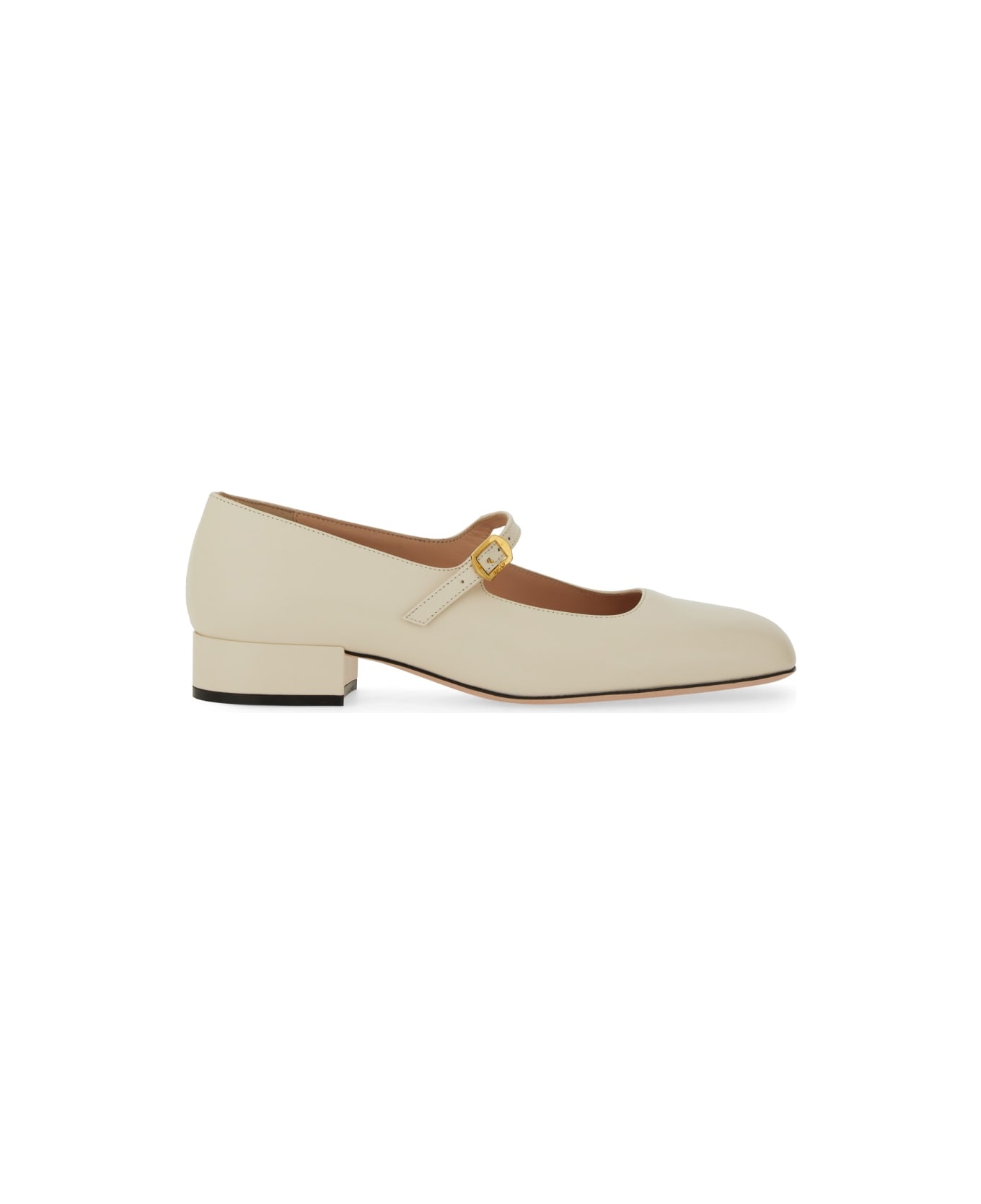 Bally Pump In Leather - IVORY