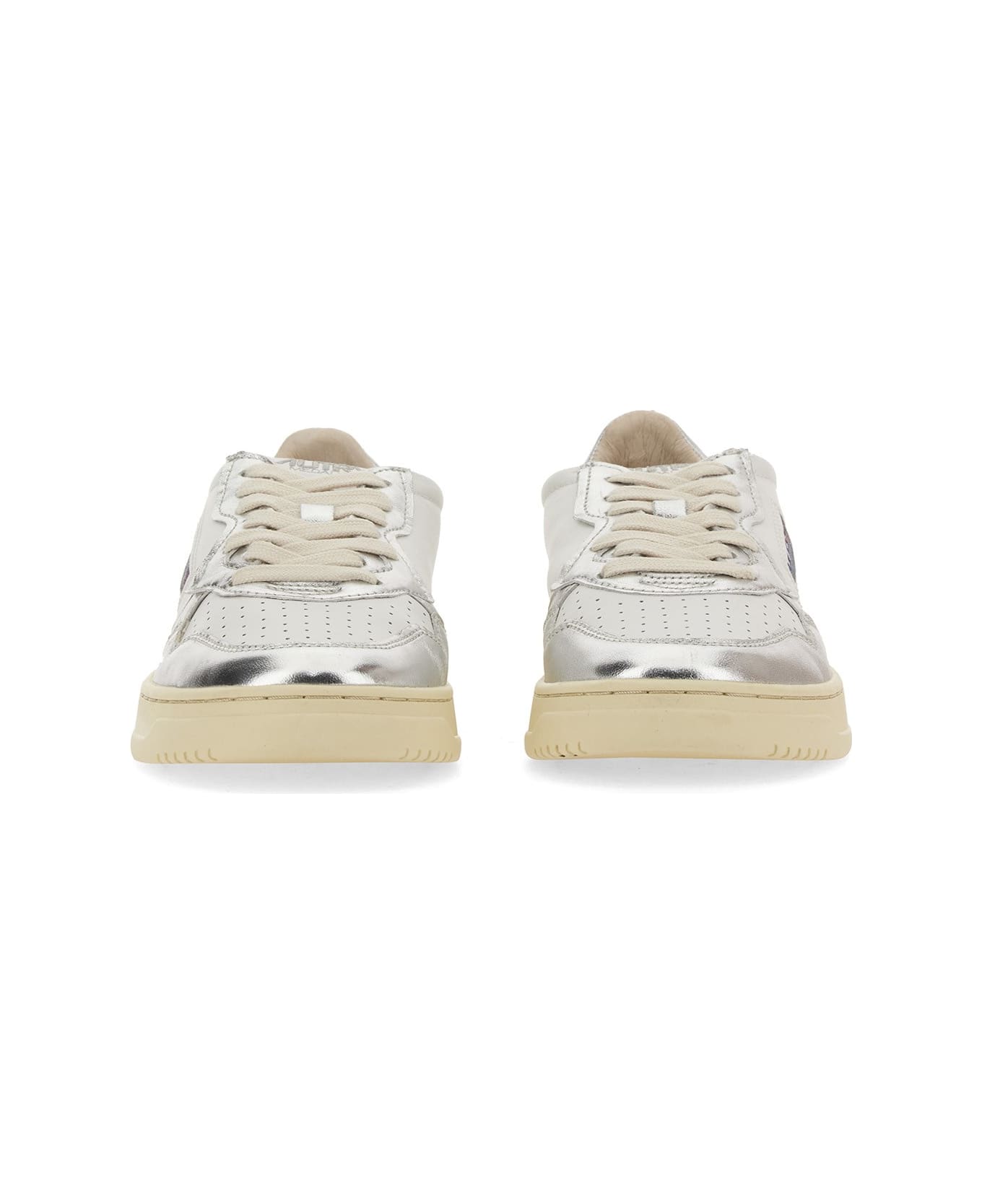 Autry Medalist Low Sneakers - White/silver スニーカー