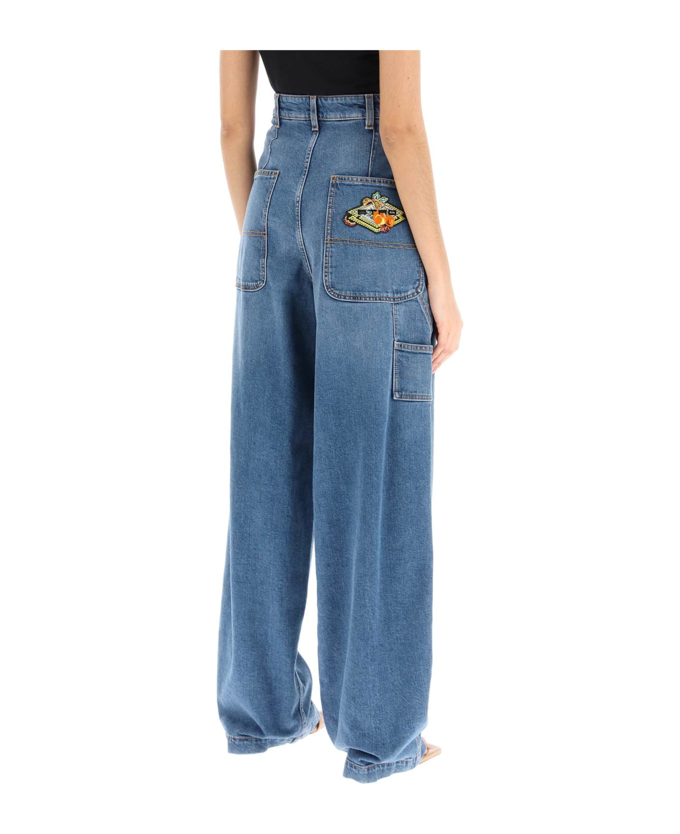 Etro Wide-leg Jeans - Denim