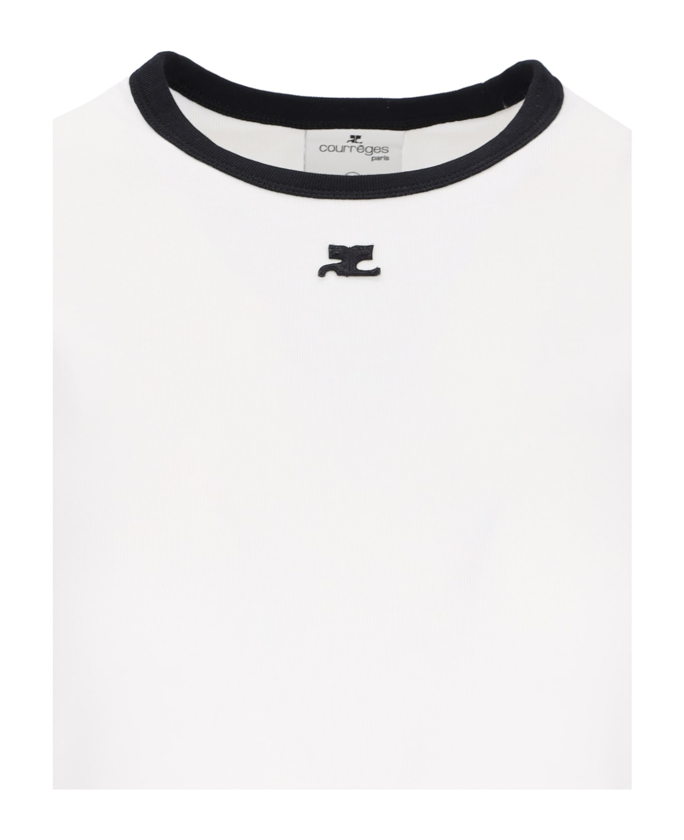 Courrèges Logo T-shirt - White