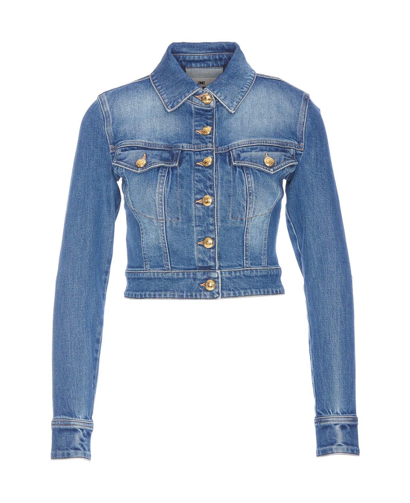 Elisabetta Franchi Denim Jacket - Blue