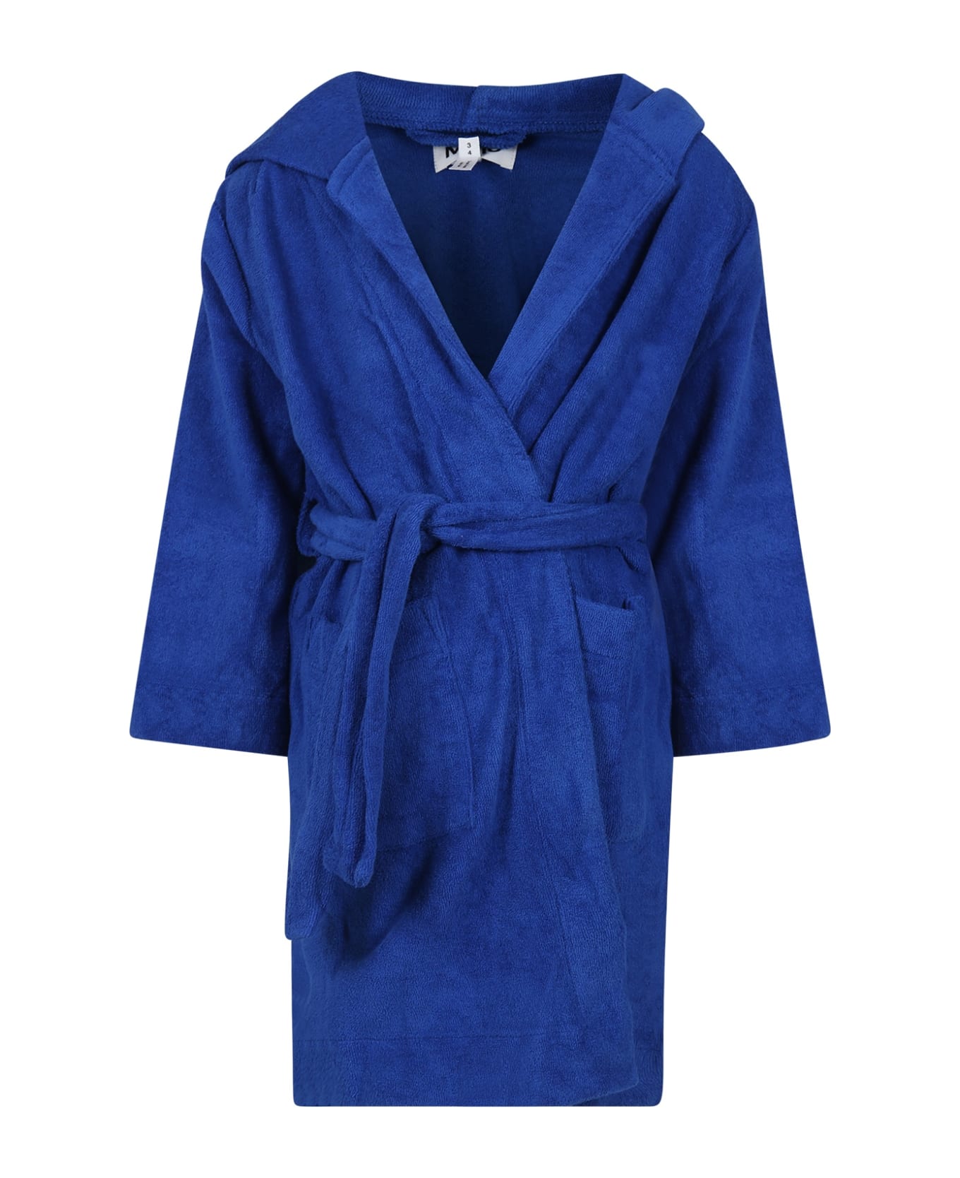 Molo Blue Dressing Gown For Kids - Blue