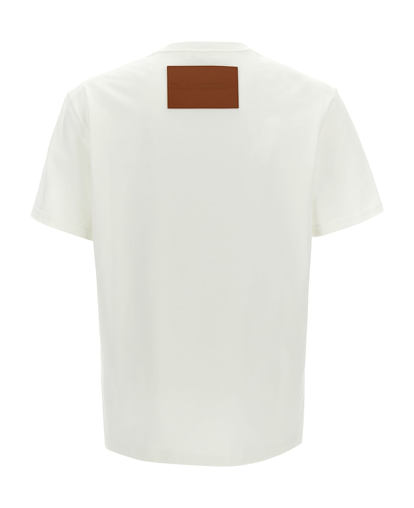 Jil Sander Logo Patch T-shirt - PORCELAIN