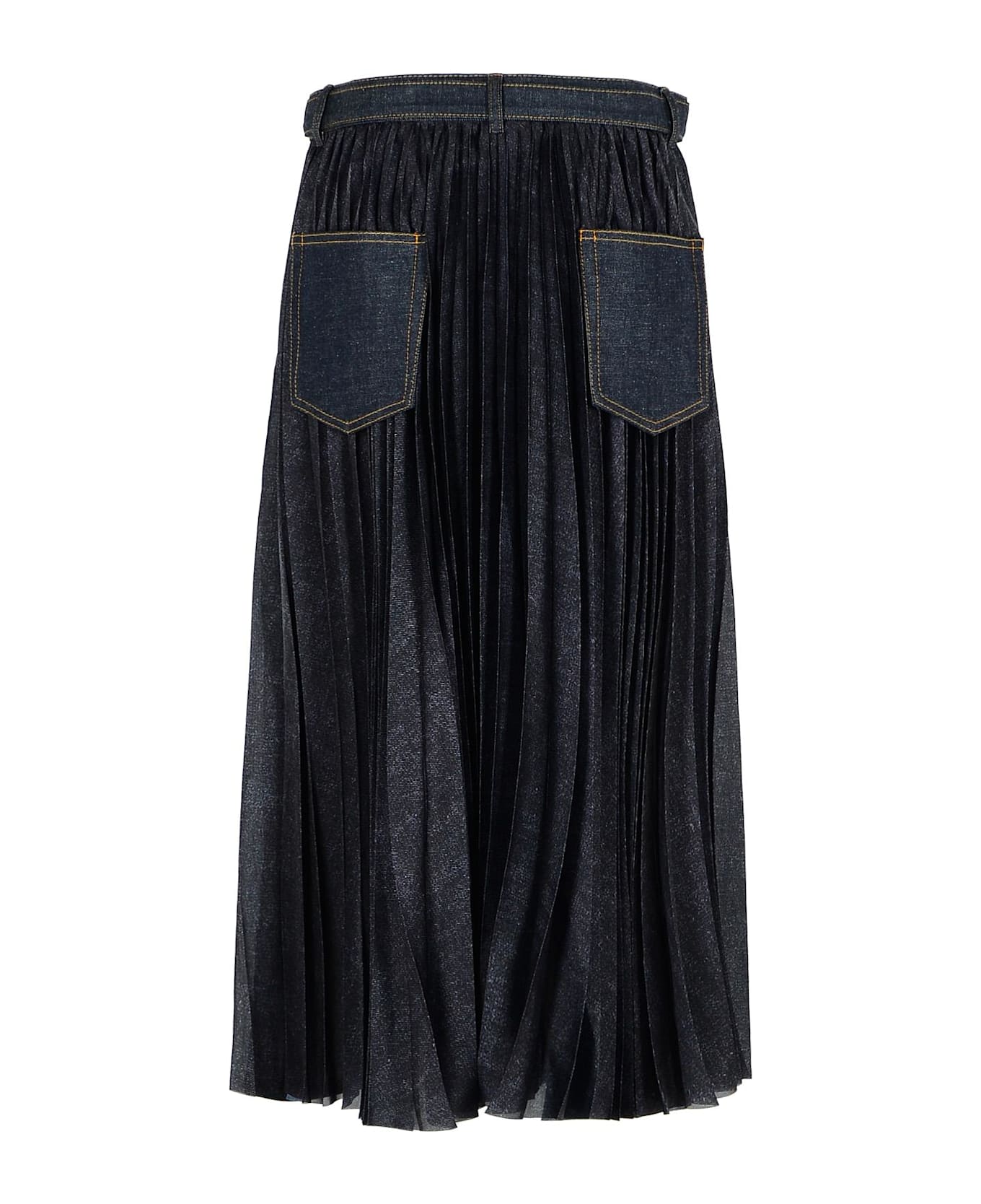 Sacai Blue Denim Skirt - Blue