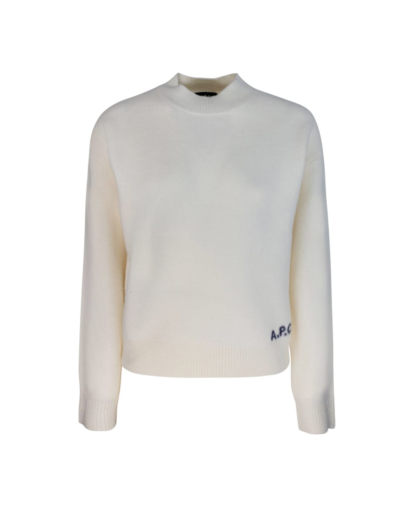 A.P.C. Crewneck Long-sleeved Jumper A.P.C. - CREAM