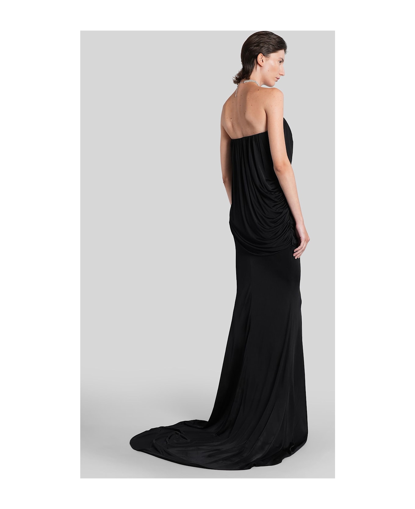 Giuseppe di Morabito Long Dress In Black Viscose - black