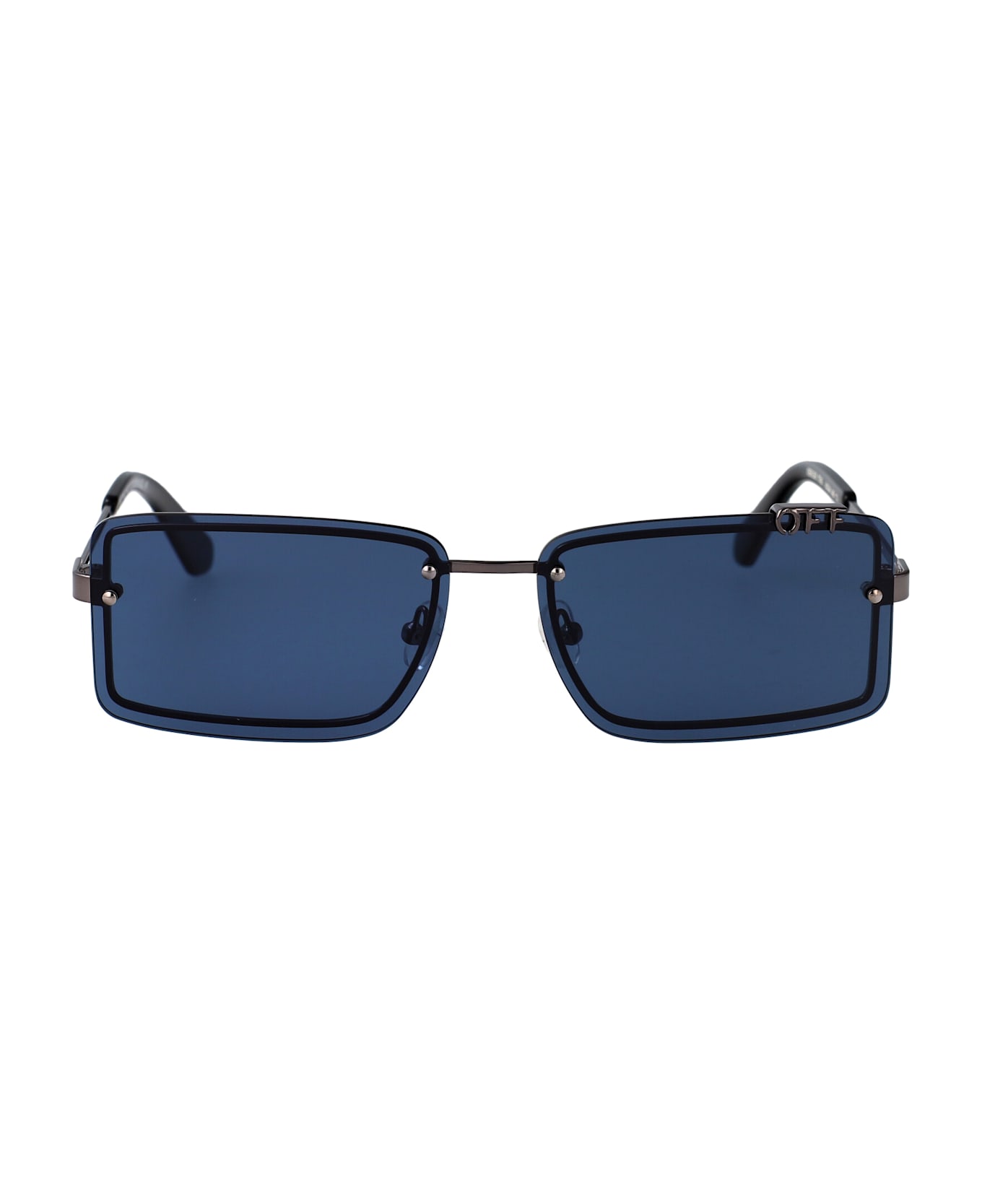 Off-White Tampa Sunglasses - GUNMETAL BLUE