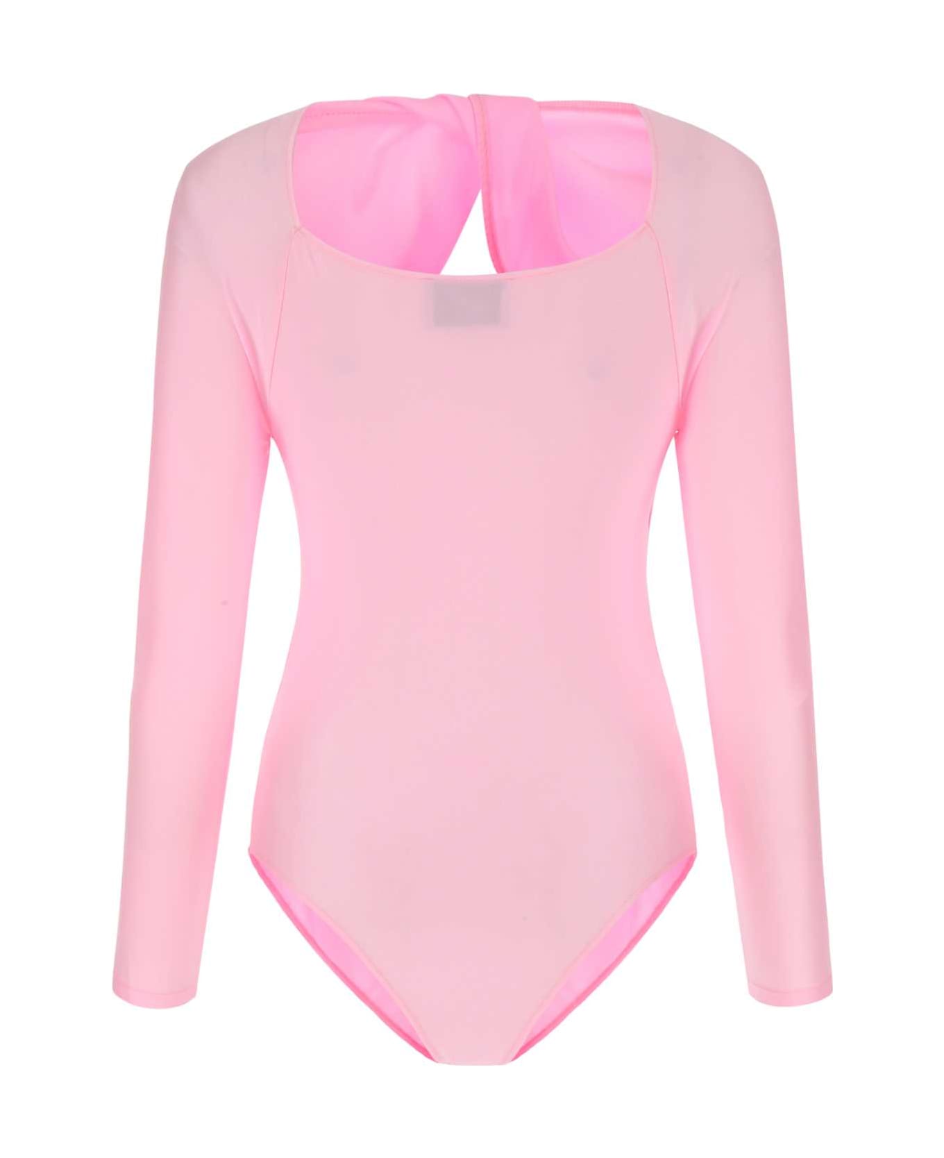 Coperni Fluo Pink Lycra Bodysuit - LPNK