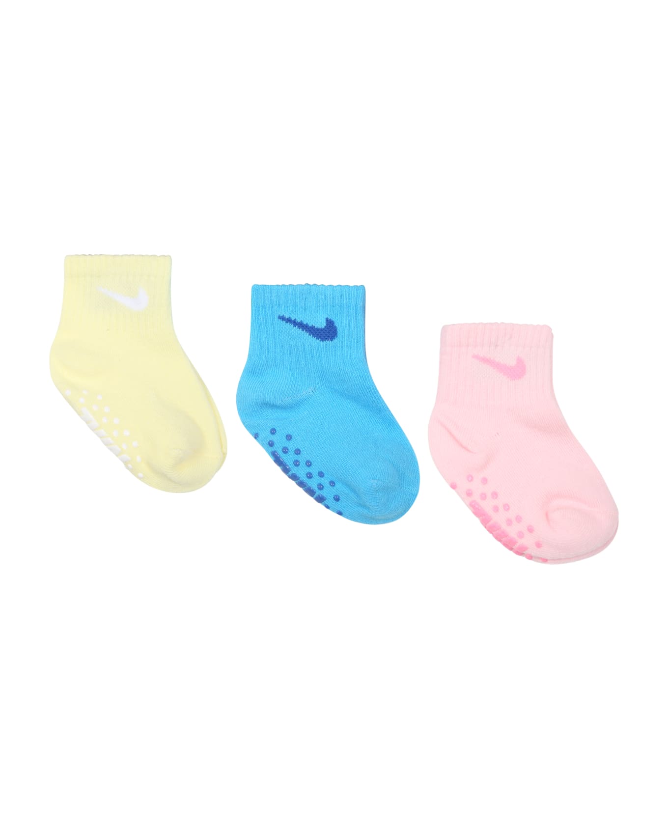 Nike Multioclro Set For Baby Kids With Iconic Swoosh - Multicolor
