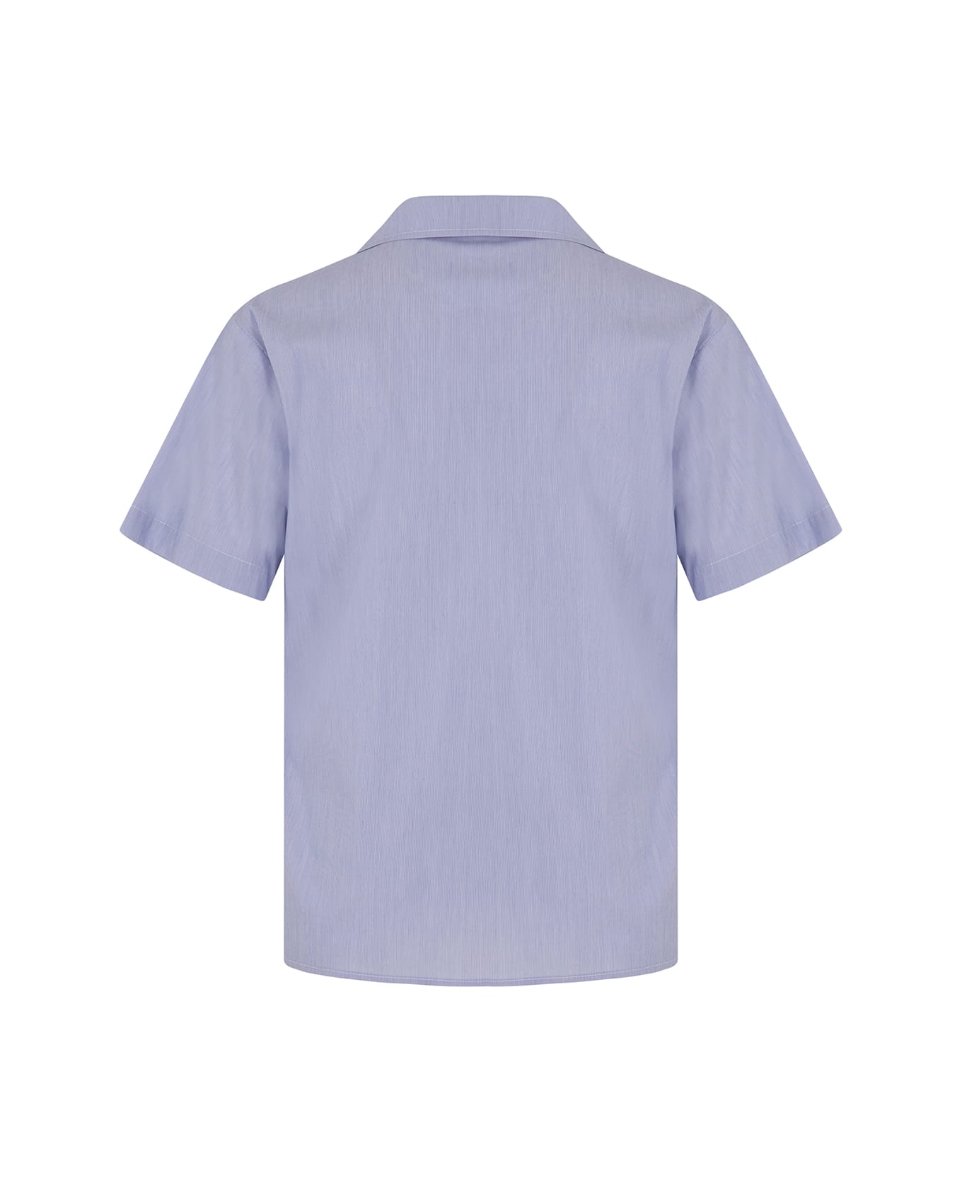 MSGM Striped Shirt - Light blue