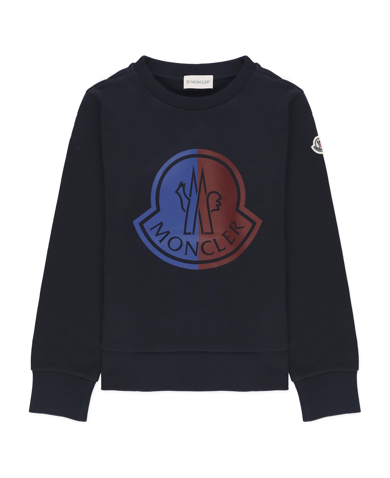 Moncler Logoed Sweatshirt - Blue