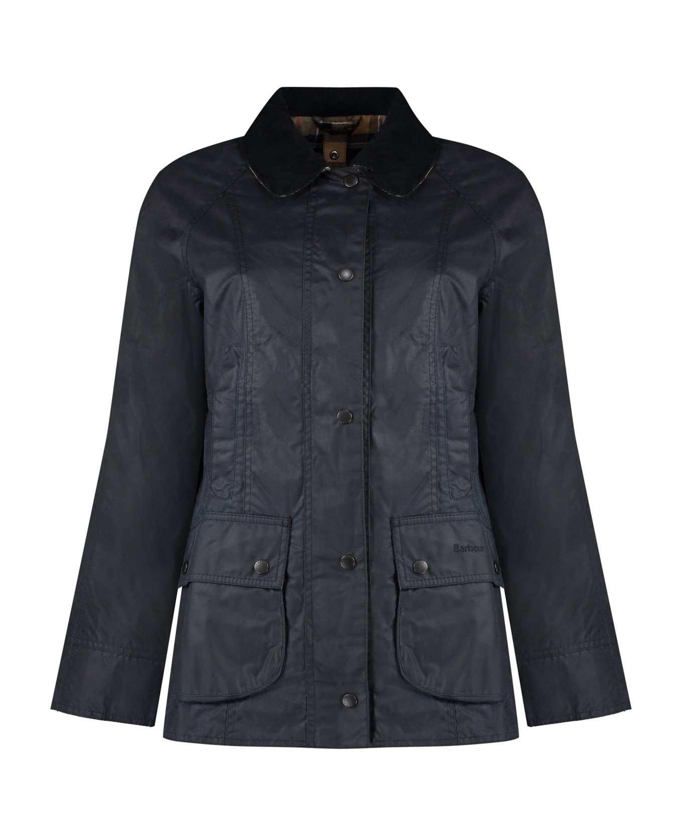 Barbour Beandell Waxed Cotton Jacket - blue