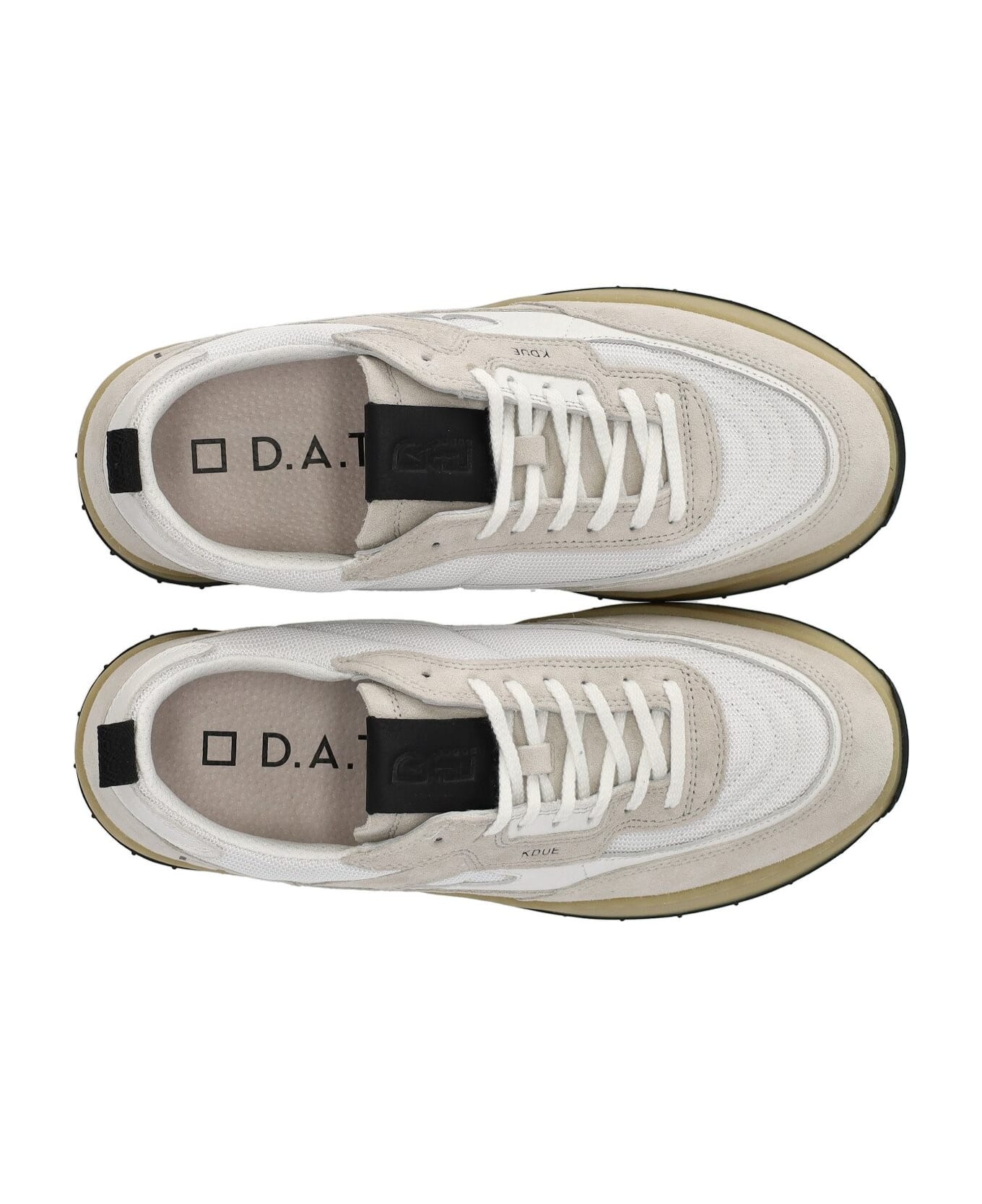 D.A.T.E. White Kdue Dragon Sneakers - Bianco