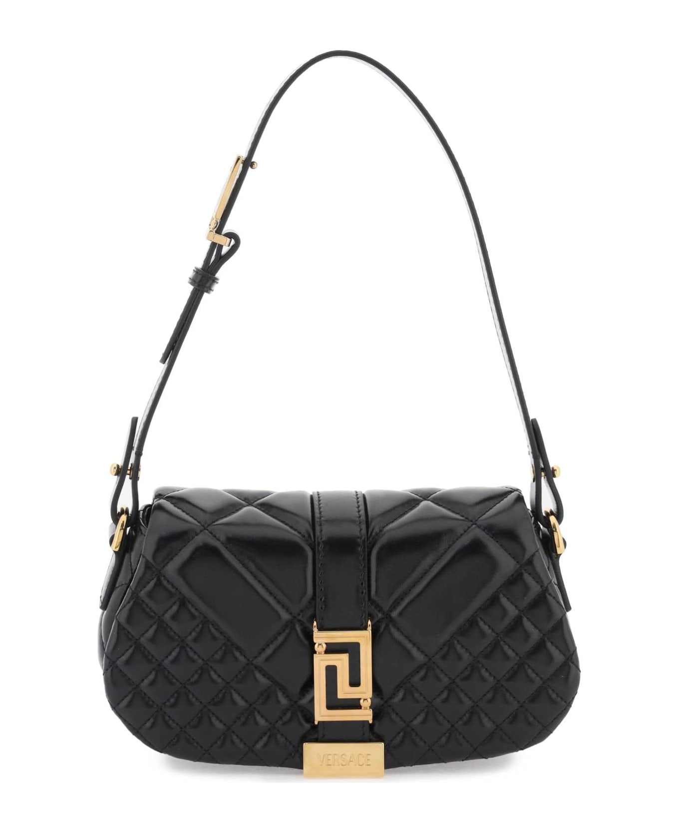 Versace 'greca Goddess' Mini Handbag - Black
