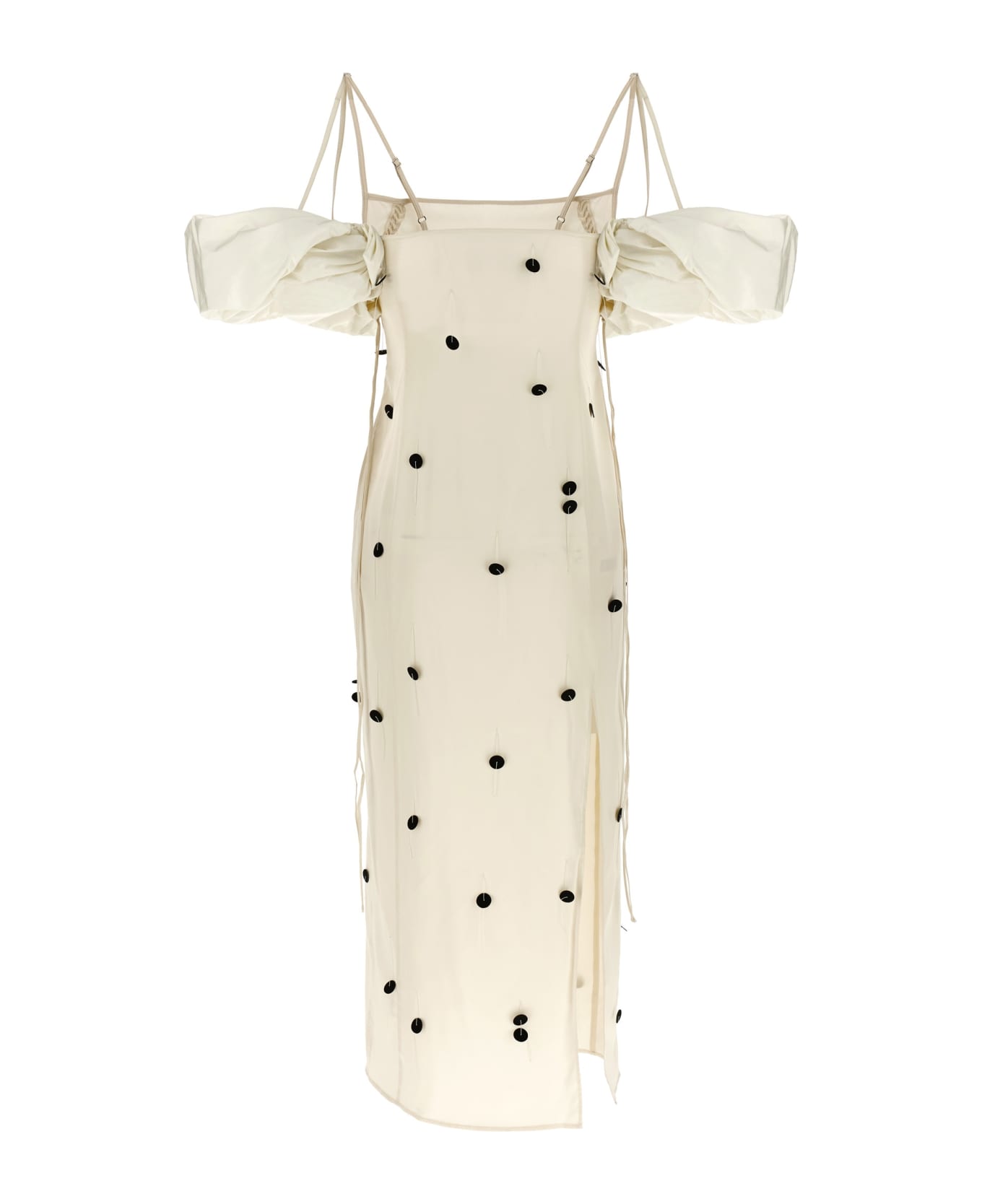 Jacquemus 'la Robe Chouchou' Dress - White/Black