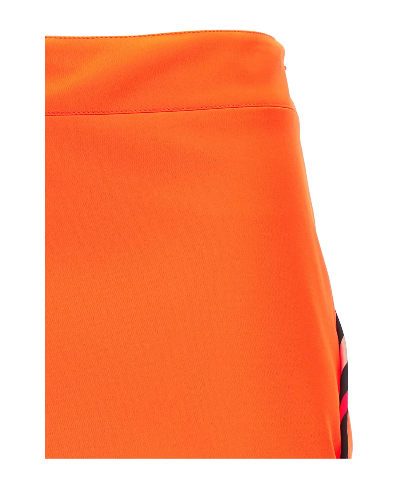 Pucci Contrasting Piping Neon Skirt - Orange スカート