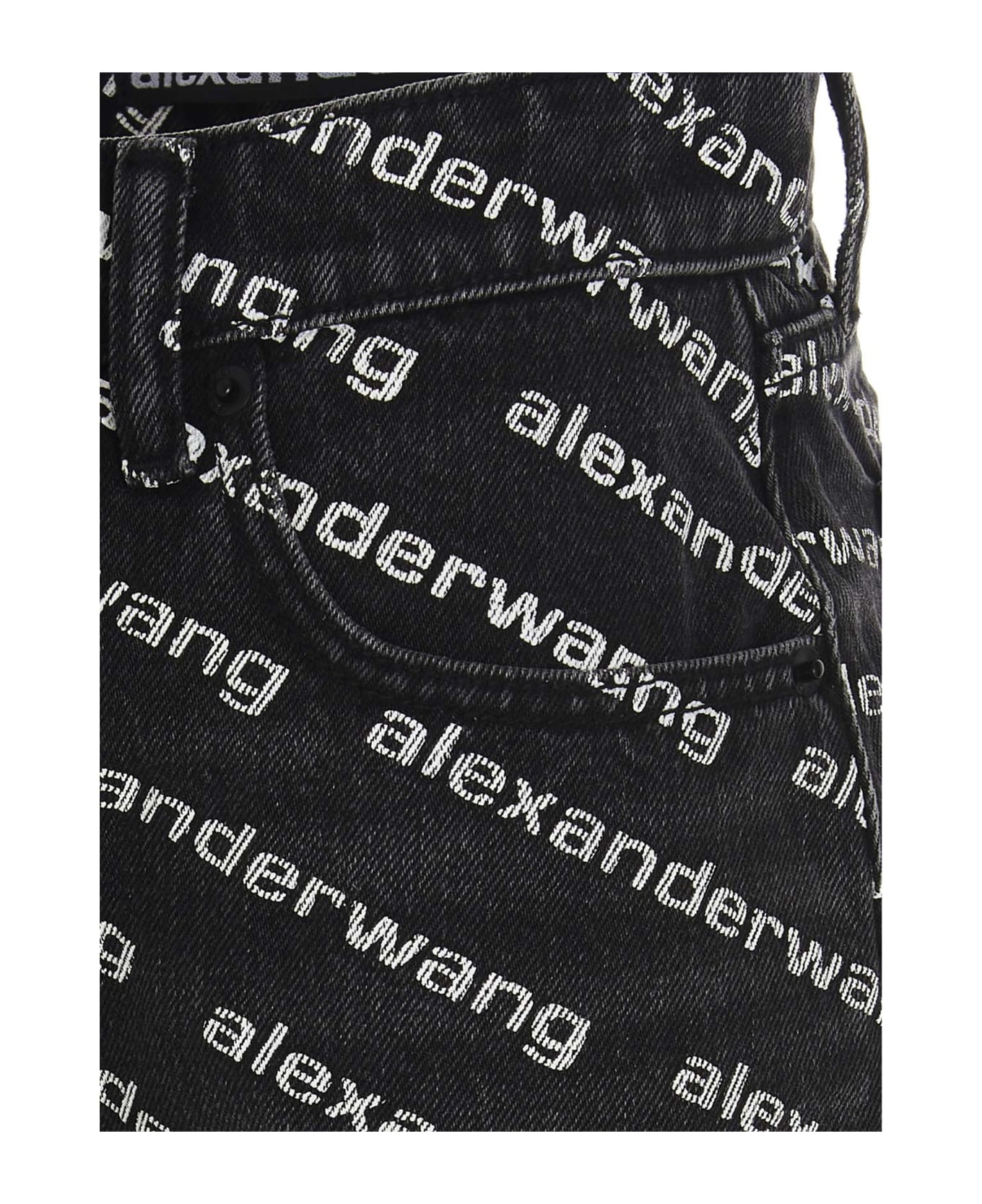 Alexander Wang 'bite' Shorts - White/Black
