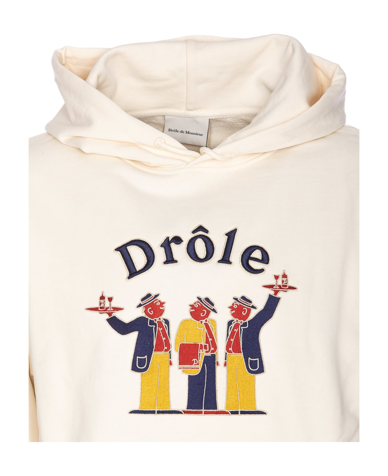 Drôle de Monsieur Le Crillon Hoodie - White