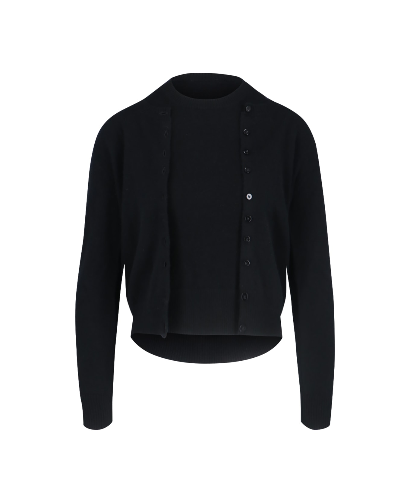 Canessa "twinset In Cashmere" - Black  