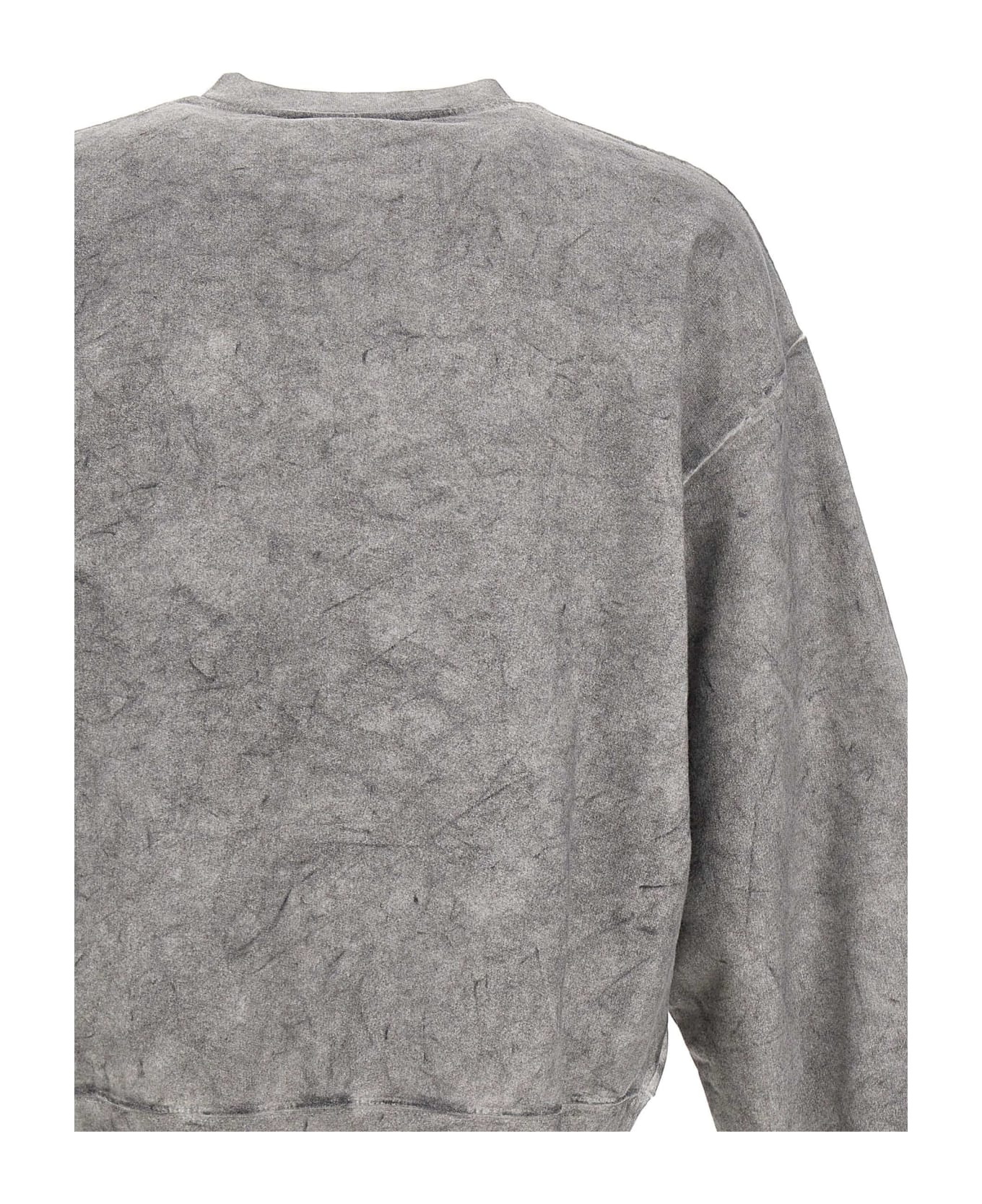 GCDS Cotton Sweatshirt - GREY