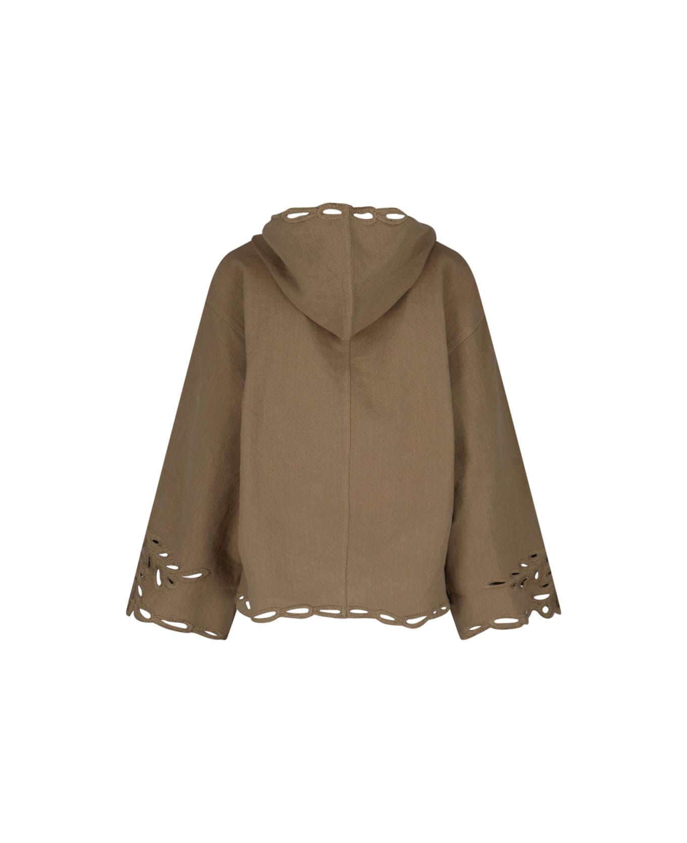 Marant Étoile 
solvi
 Embroidered Crop Top - Green