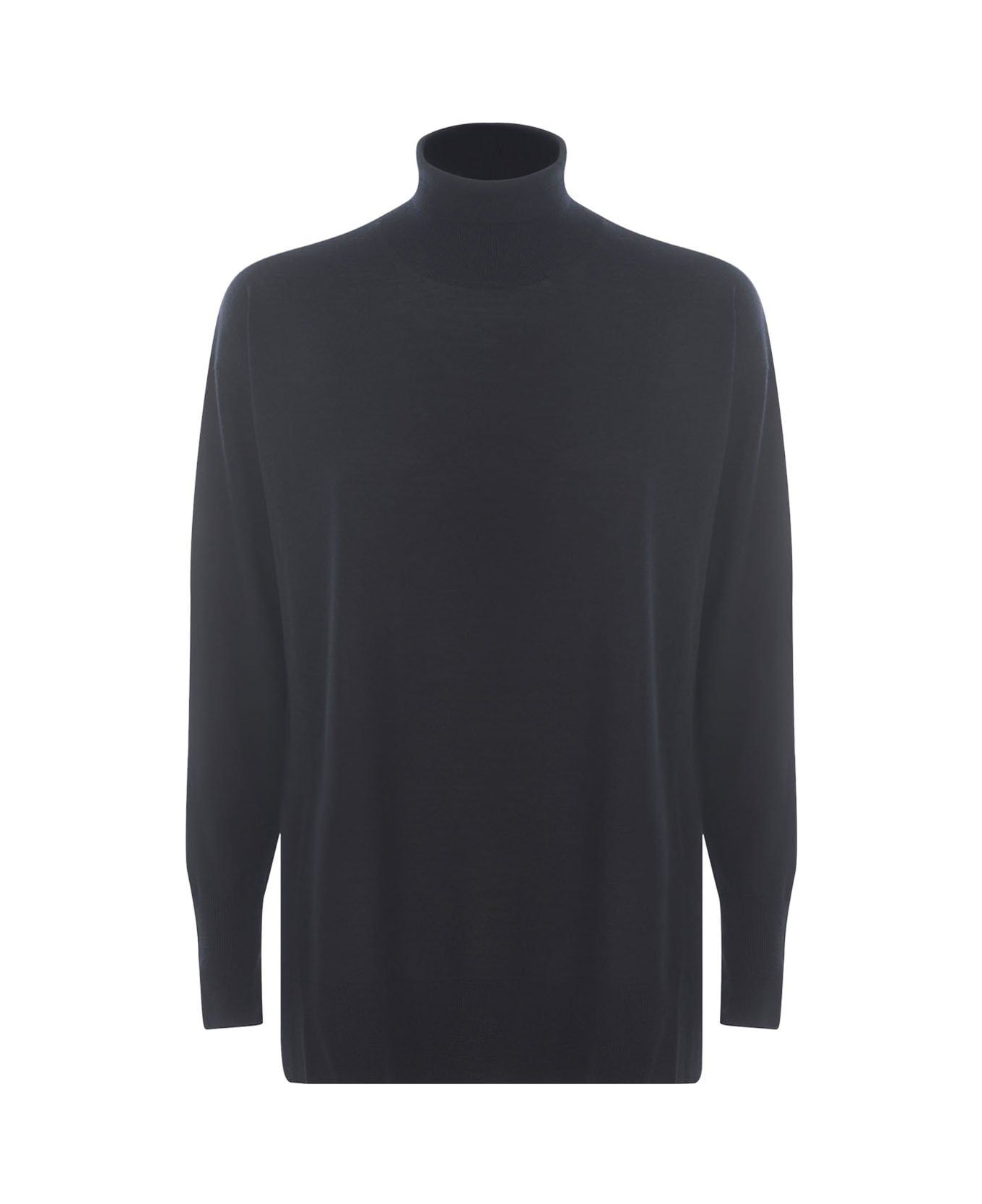 'S Max Mara Turtleneck Knit Jumper - Nero