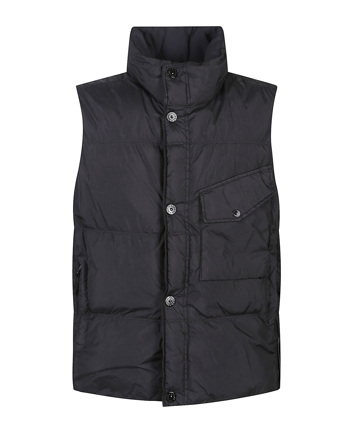 Stone Island Rds Down Vest - Black