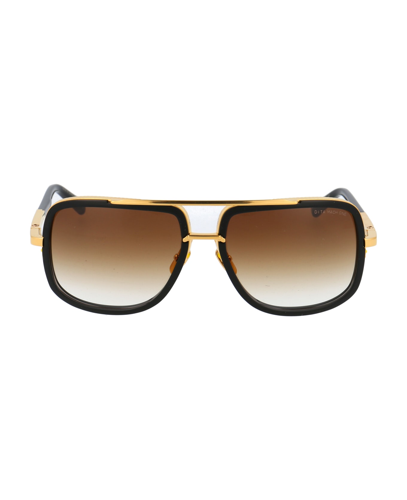 Dita Mach-one Sunglasses - Shiny 18K Gold - Black