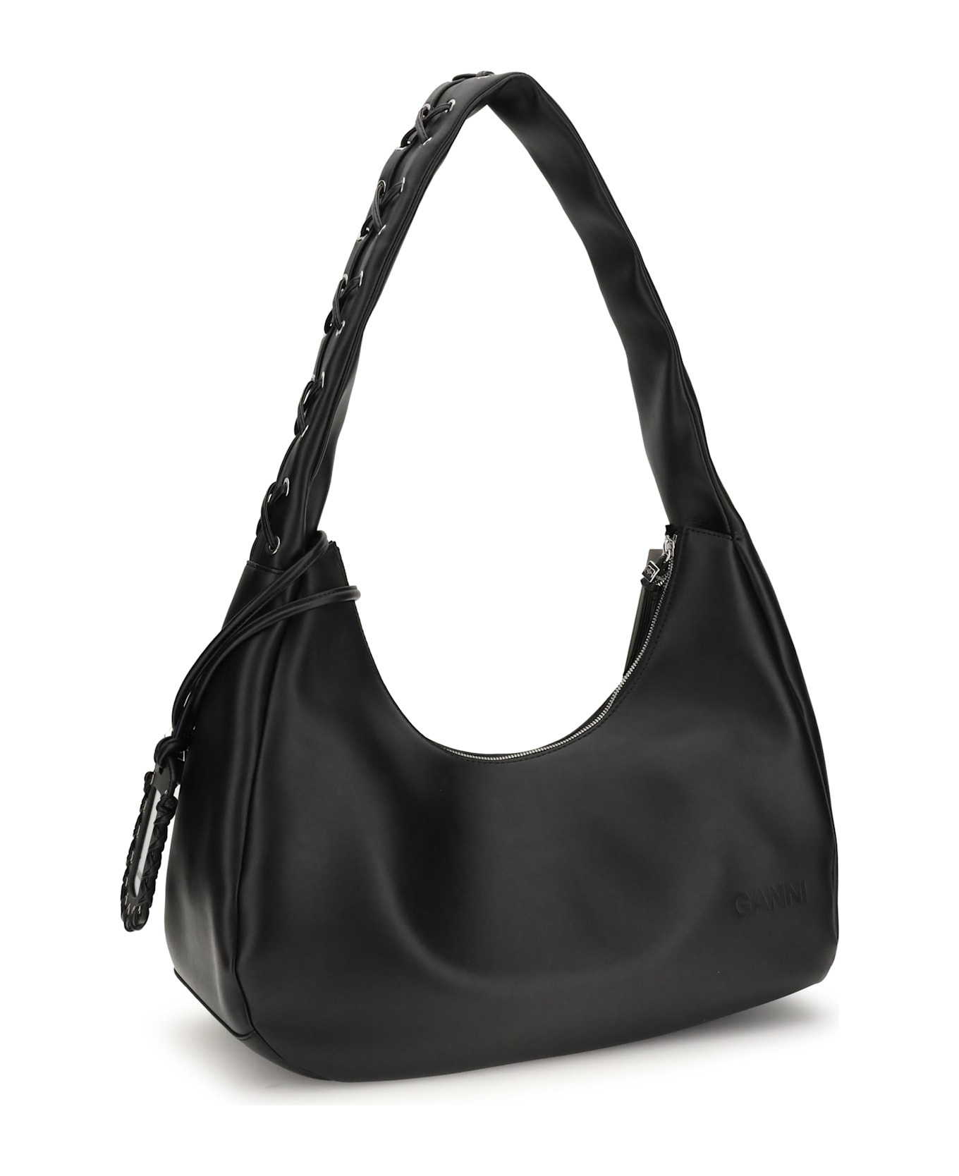 Ganni Medium Laces Hobo Bag