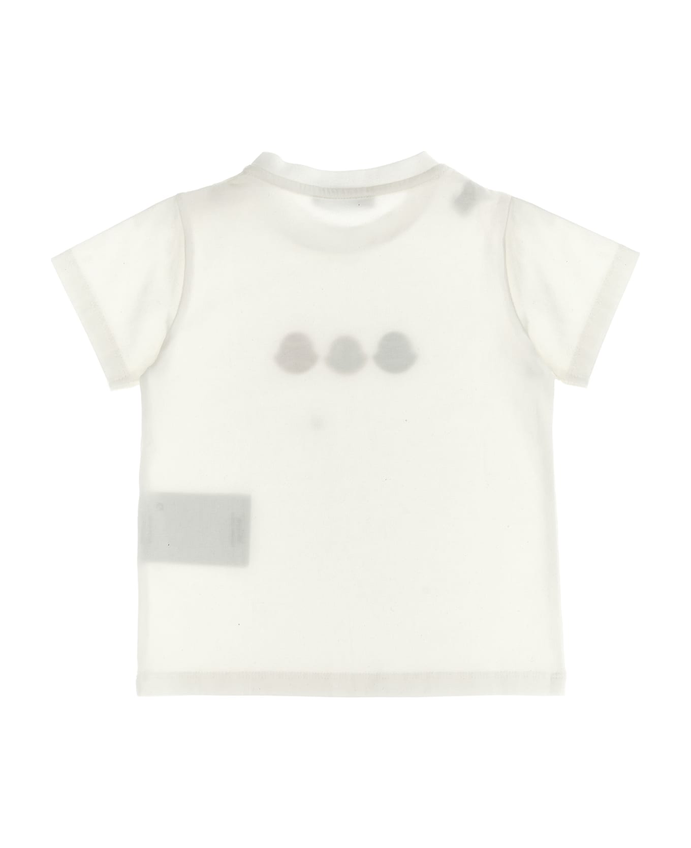 Moncler T-shirt Logo - White