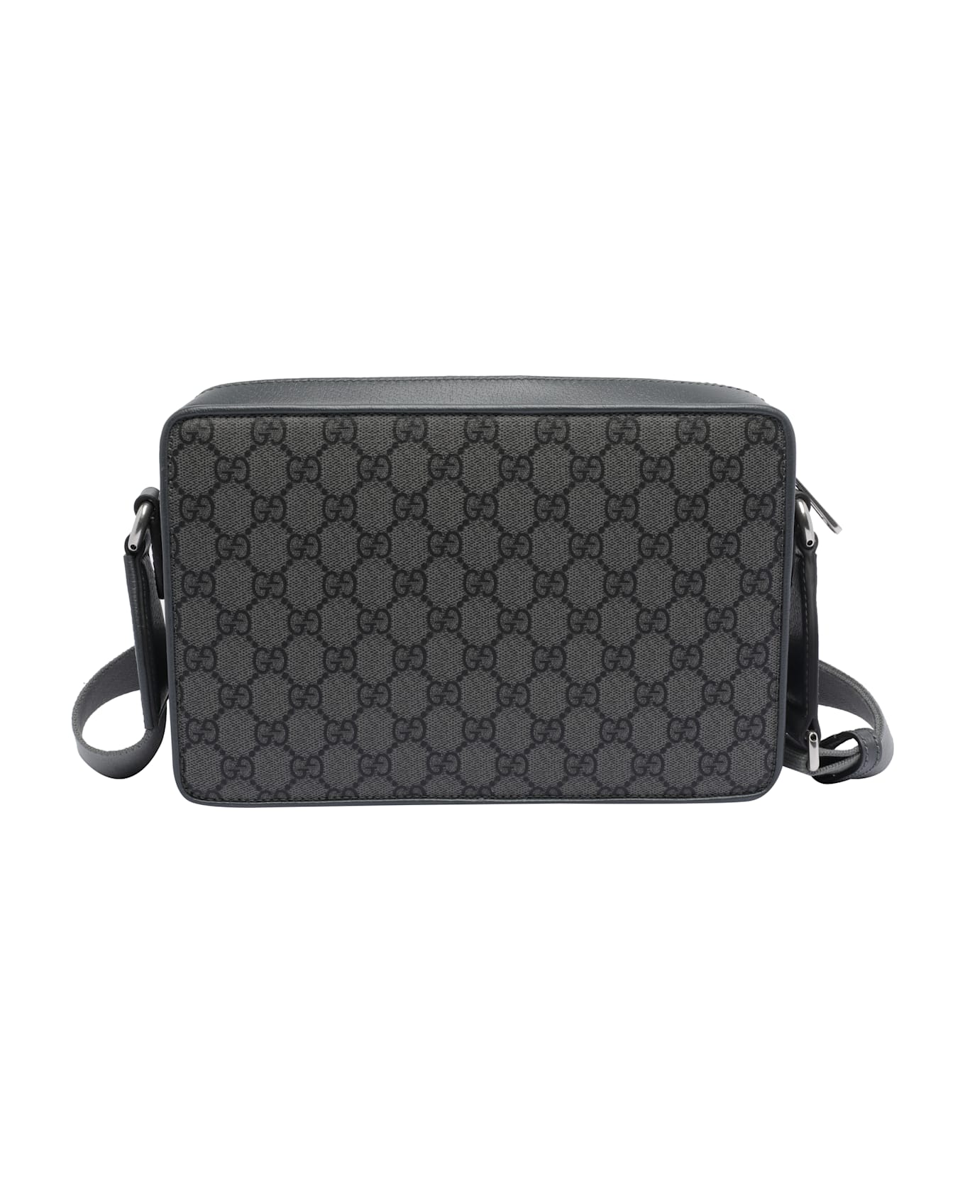 Gucci Gg Logo Crossbody Bag - Black