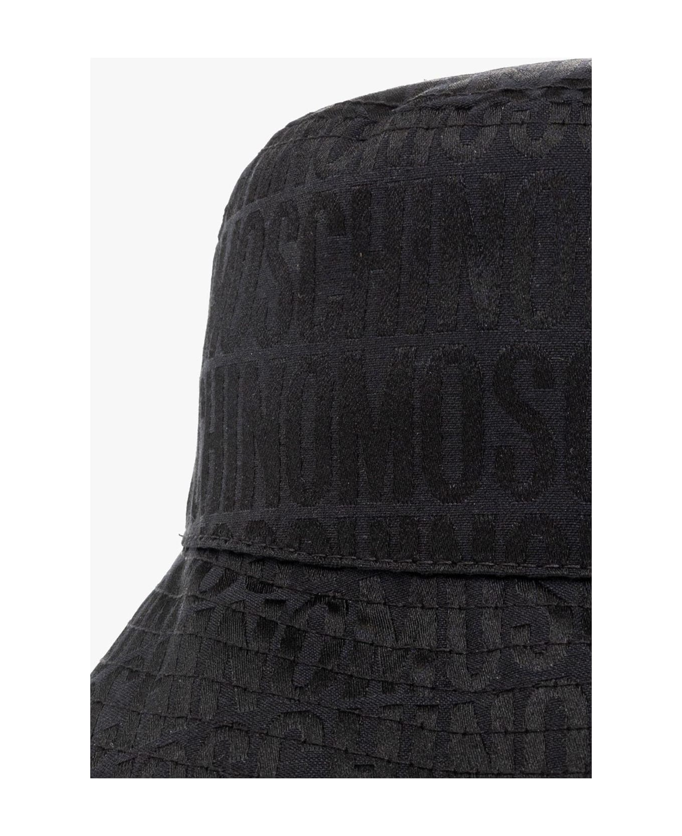 Moschino Allover Logo Jacquard Bucket Hat Moschino