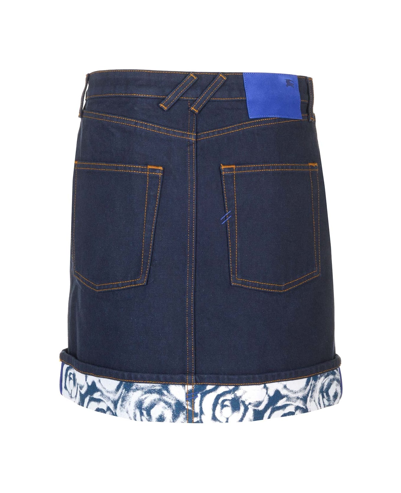 Burberry Denim Mini Skirt - Blue