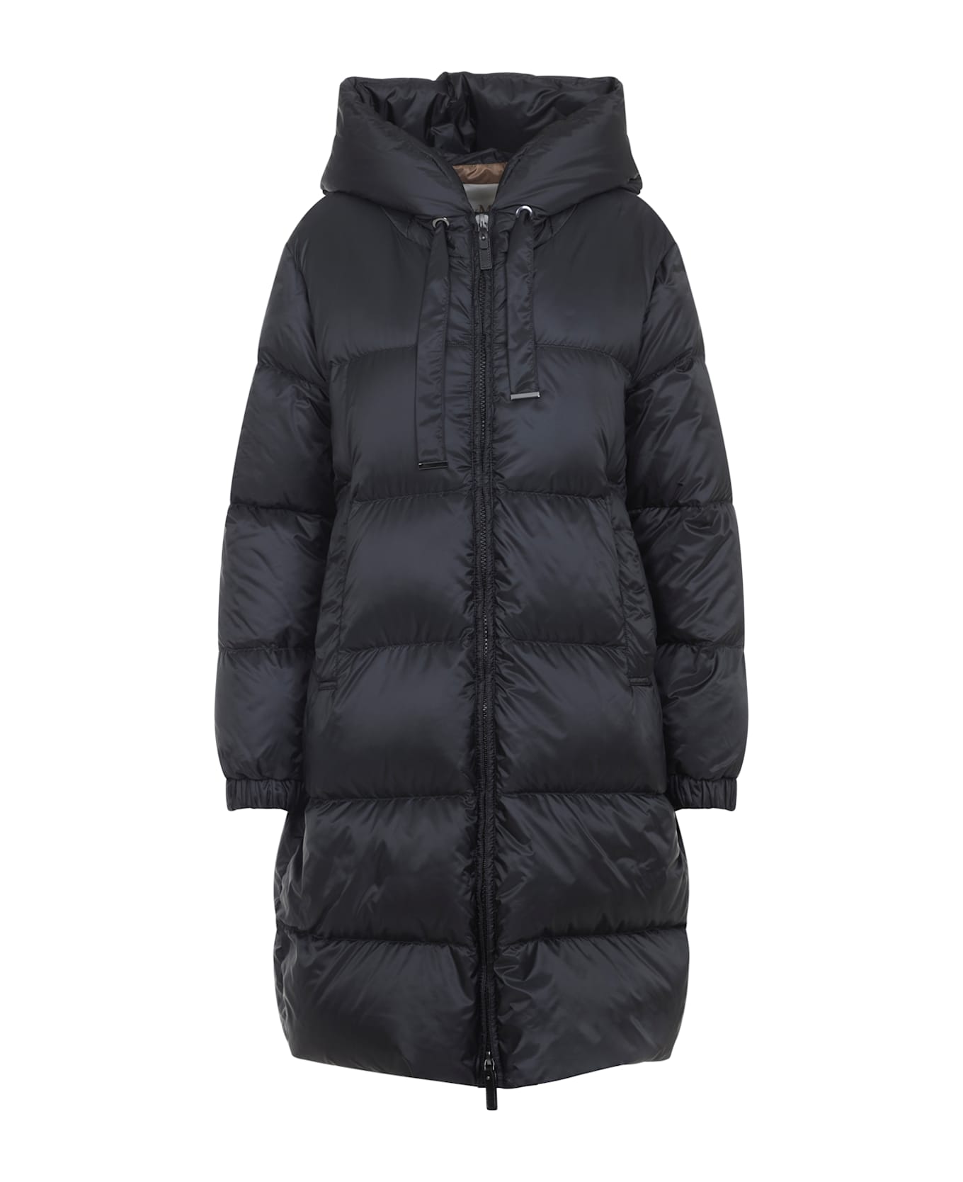 Max Mara The Cube Sei Long Down Jacket - Black