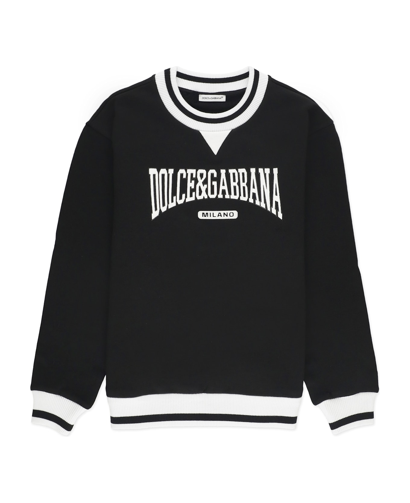 Dolce & Gabbana Cotton Sweatshirt - Nero