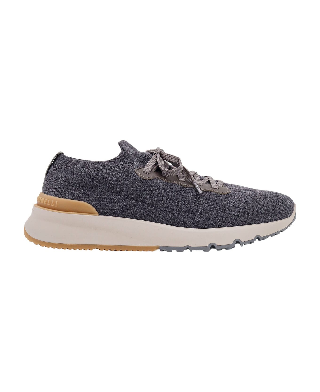 Brunello Cucinelli Knitted Sneakers - Grey