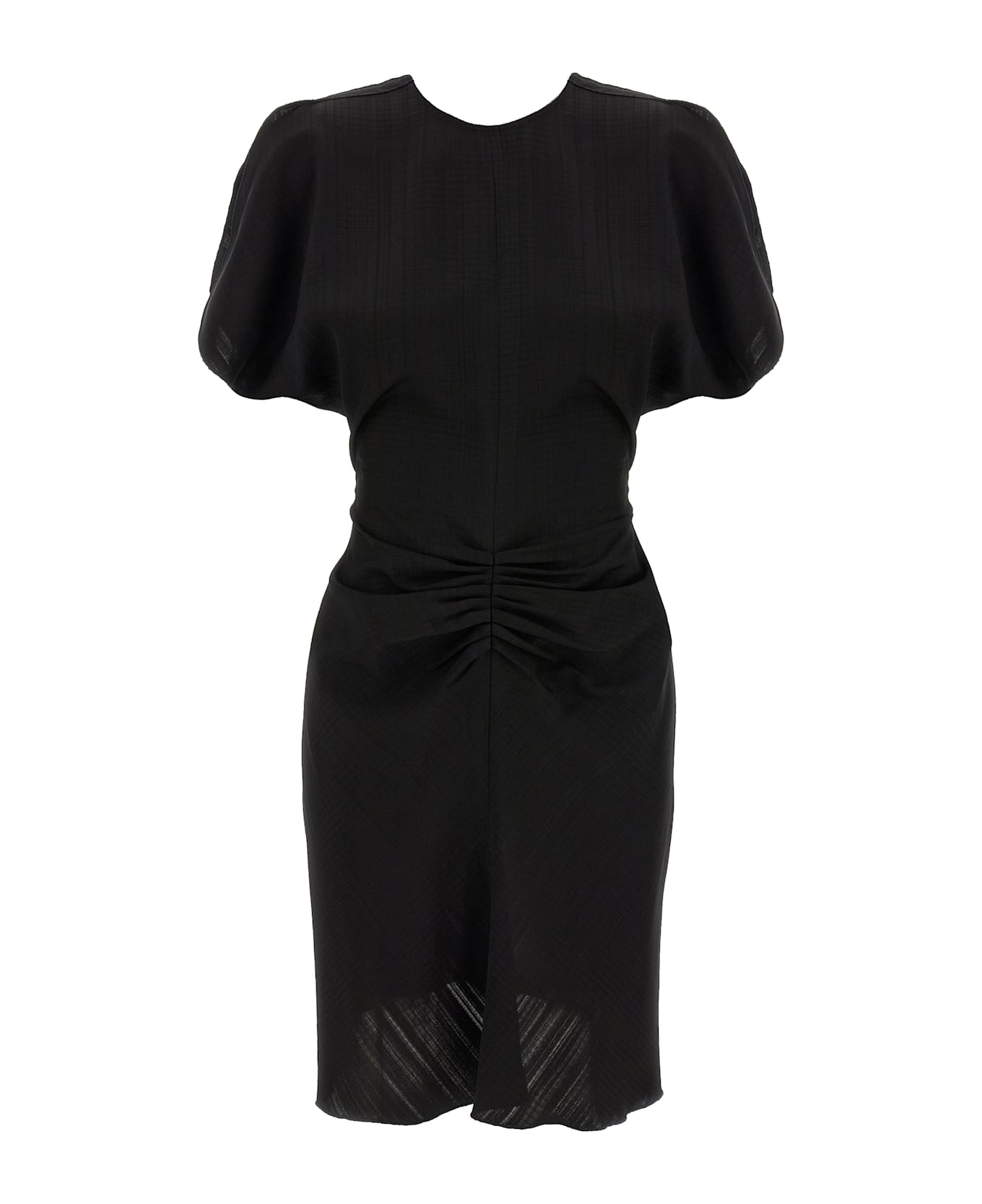 Victoria Beckham 
gathered Waist Mini
 Dress - Black  